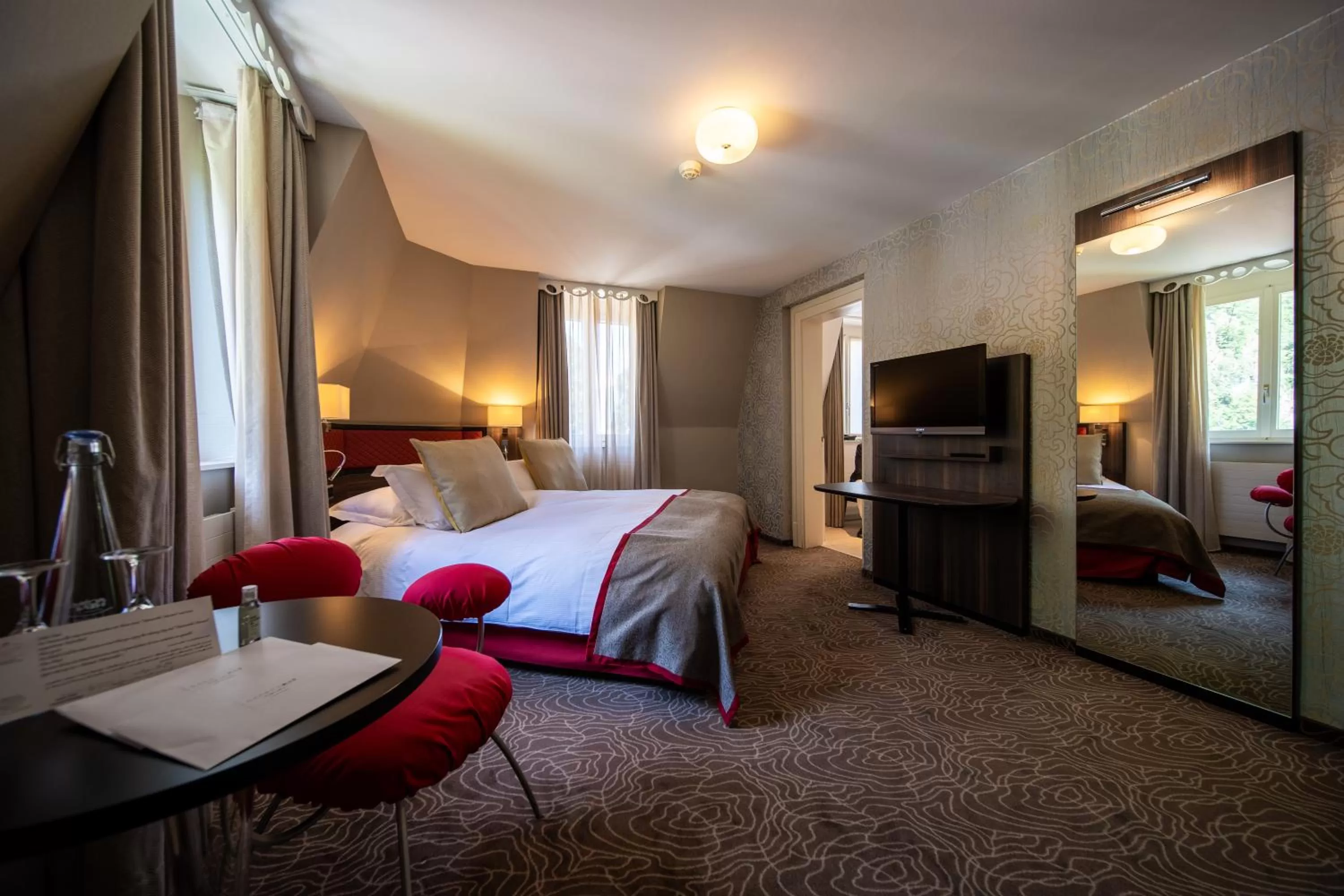 Bedroom, Bed in Royal St. Georges Hotel Interlaken - MGallery Collection