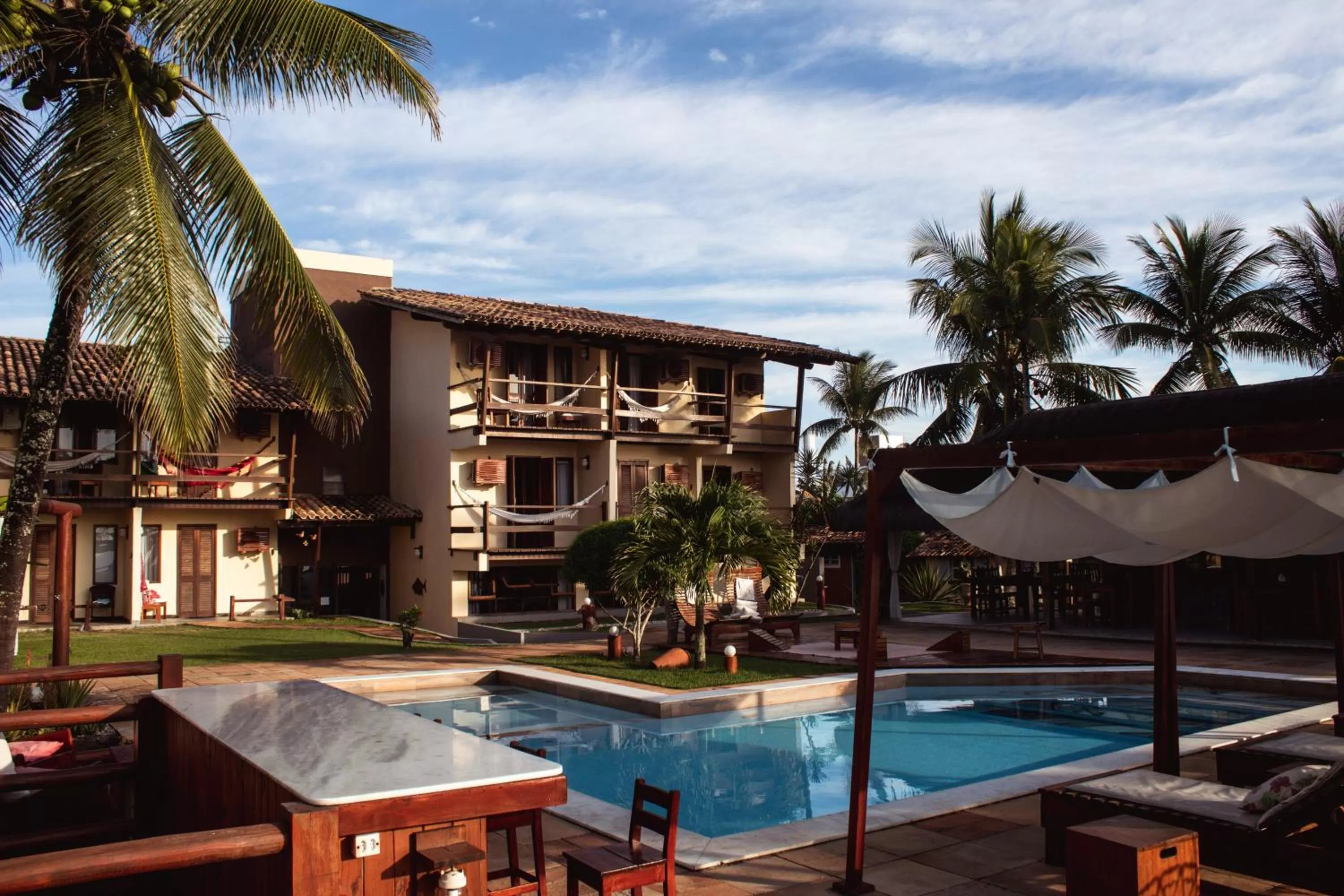Bird's eye view, Property Building in Pousada dos Hibiscus