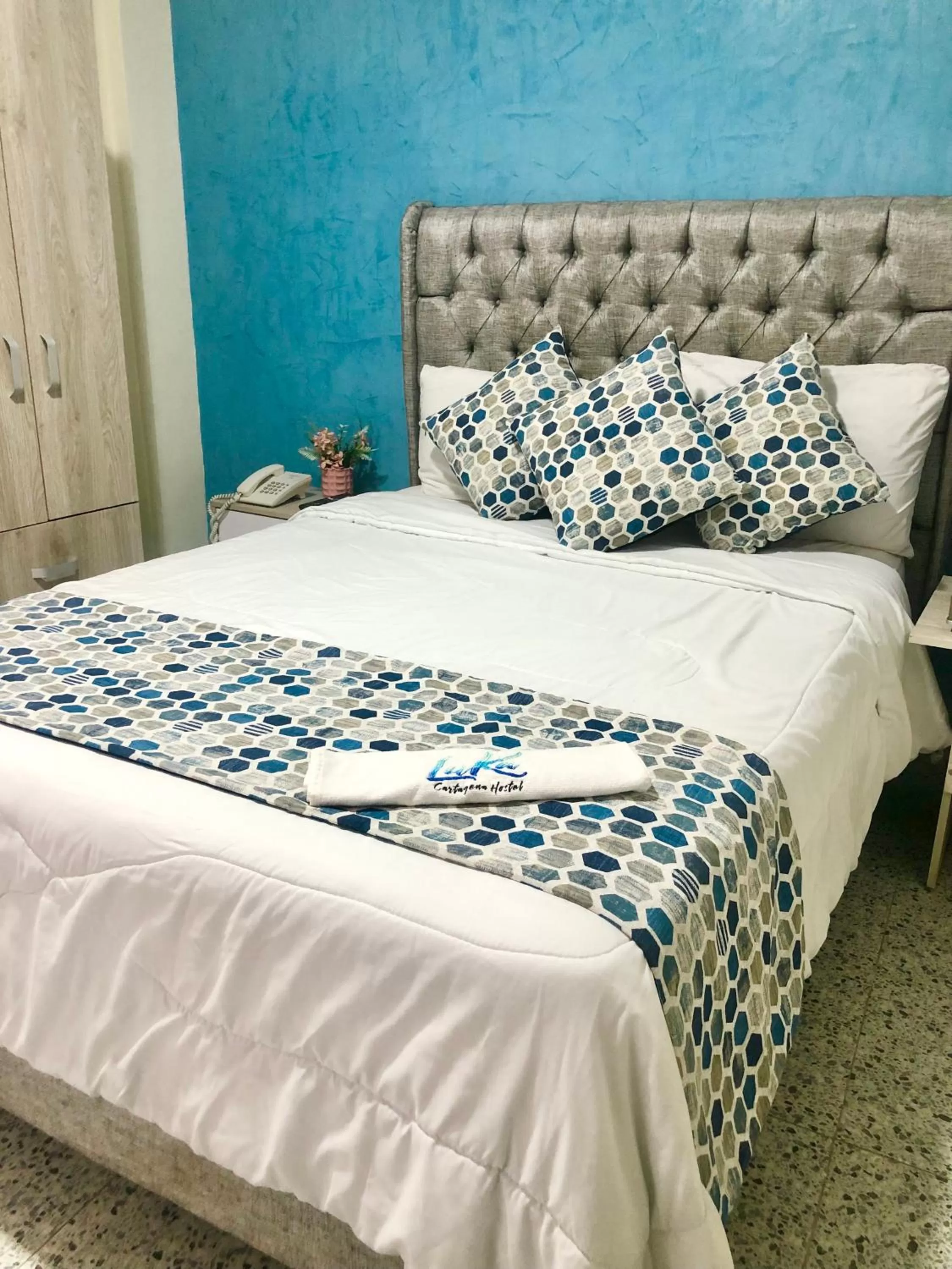 Bed in Luka Cartagena Hotel