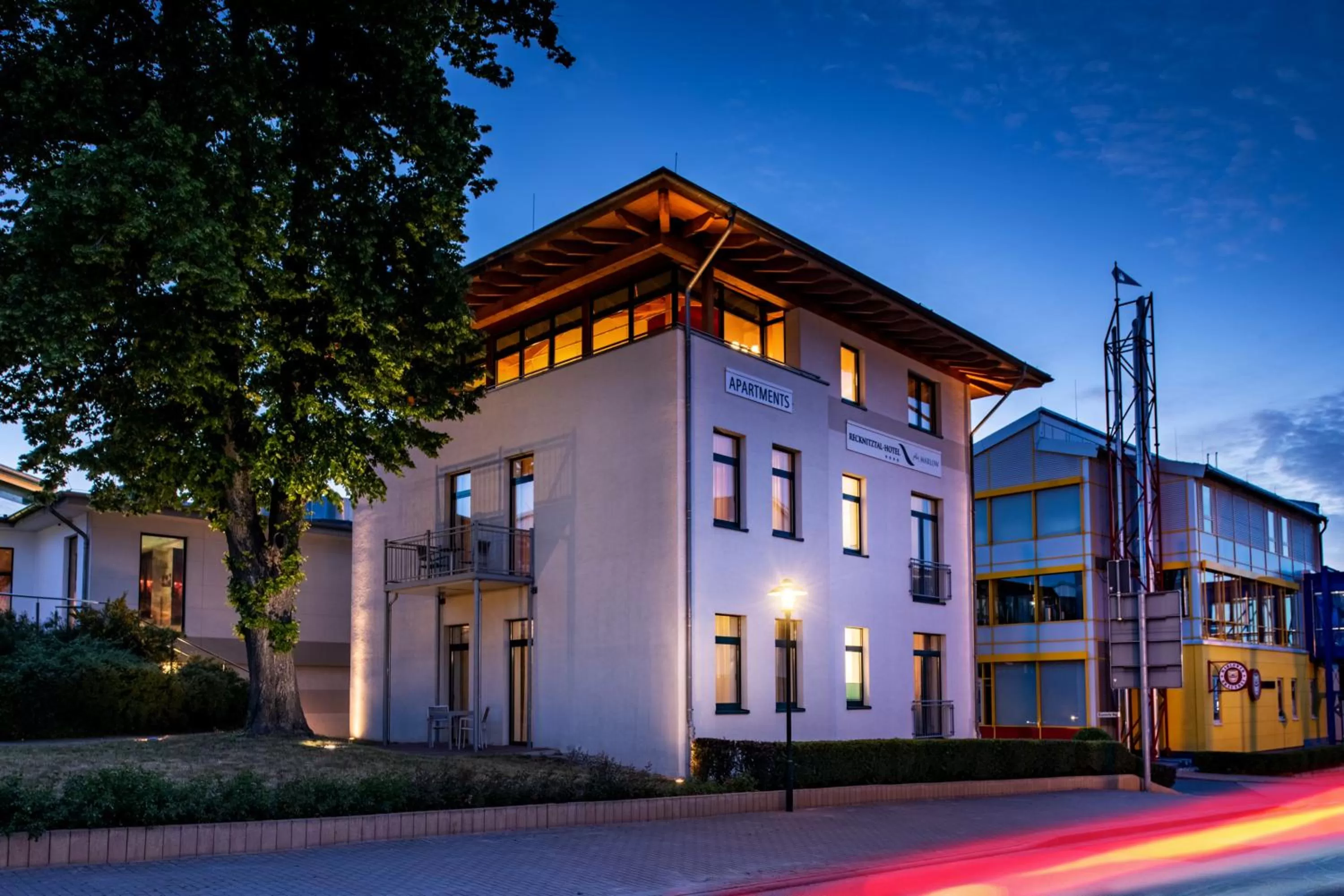 Property logo or sign in Recknitztal-Hotel Marlow