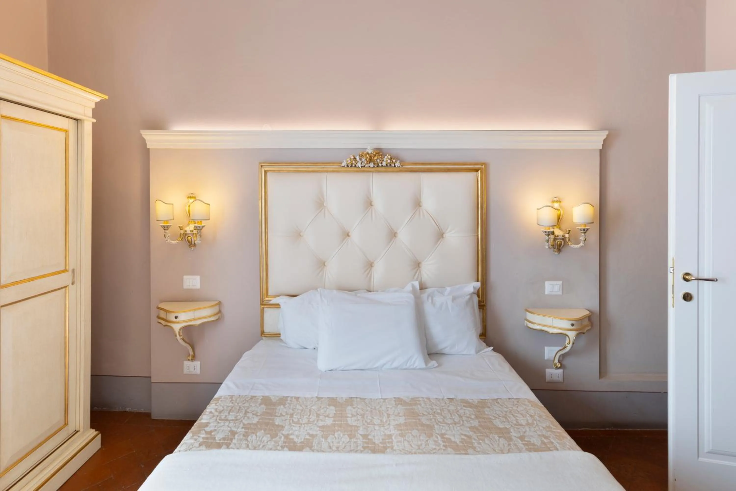 Bed in B&B I Quattro Poeti