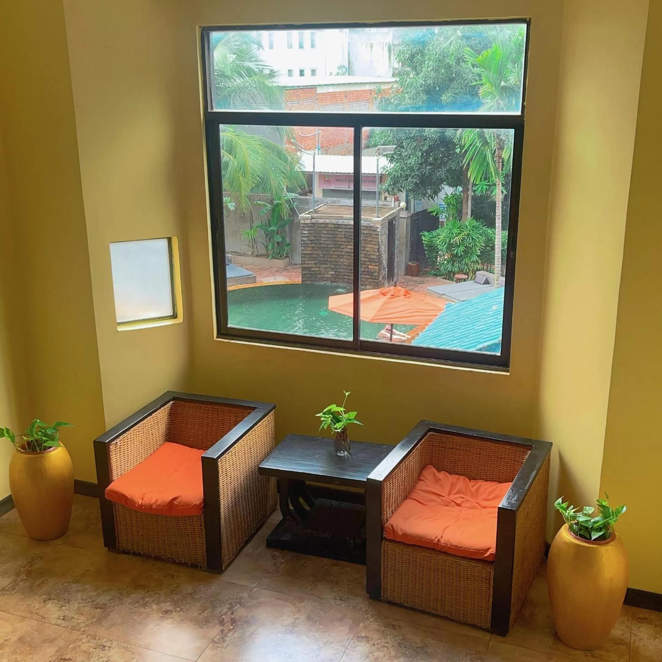 Pool view in Central Privilege Hotel