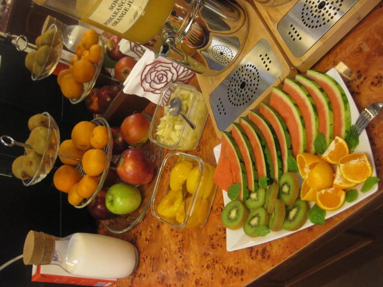 Buffet breakfast in Kobza Haus Old Town