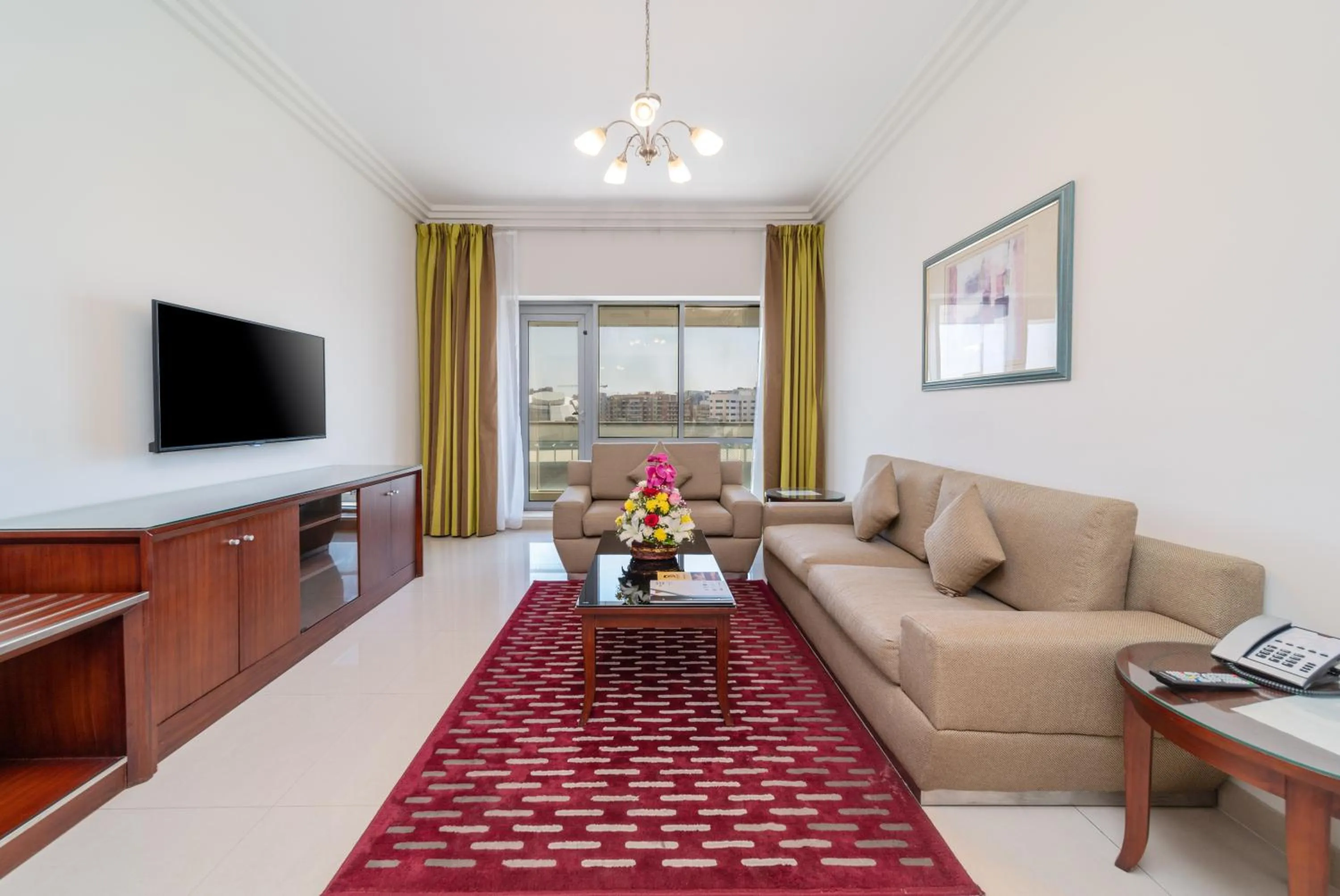 Living room in Star Metro Deira Hotel Apartments