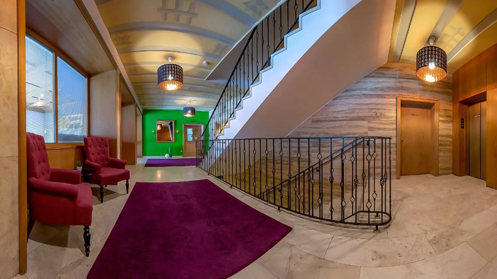 Lobby or reception in Hotel Parsberg