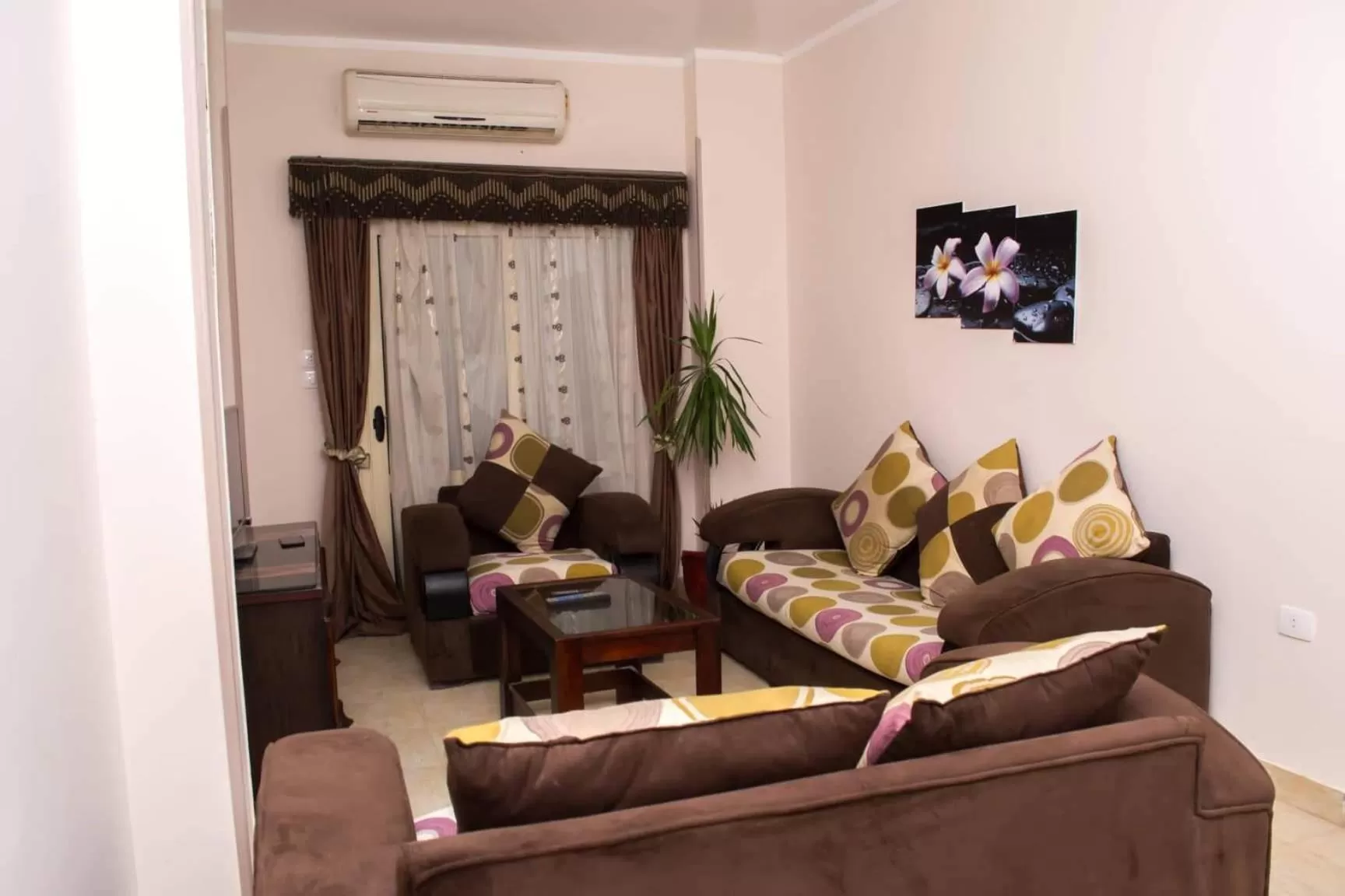 Living room, Seating Area in Charbel apartments