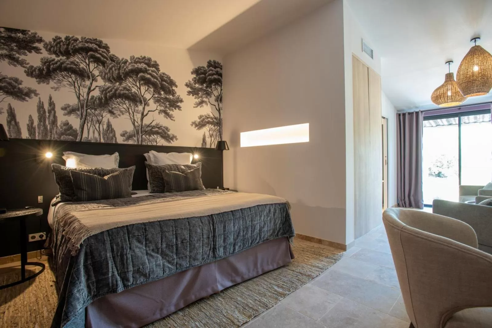 Bed in Domaine la Pierre Blanche