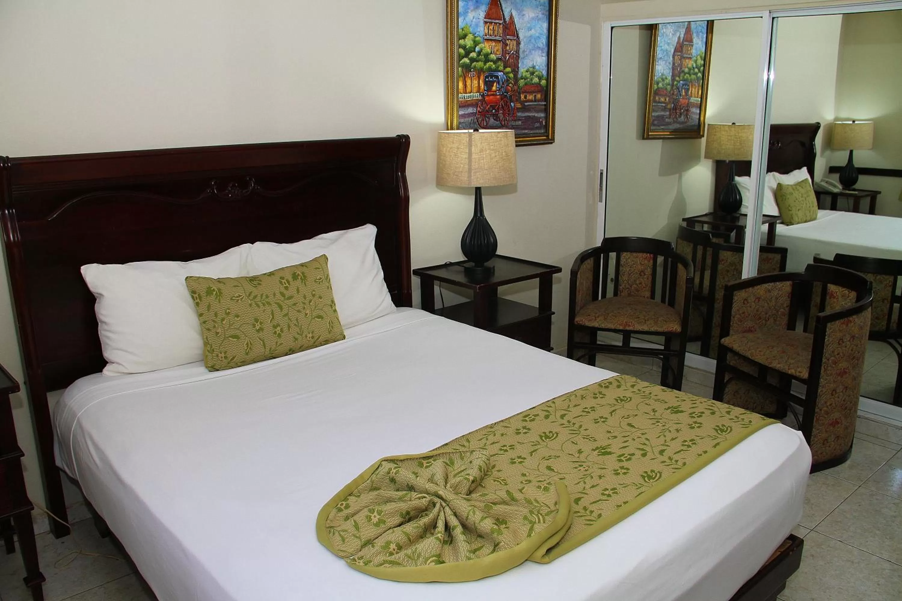 Bed in Platino Hotel & Casino