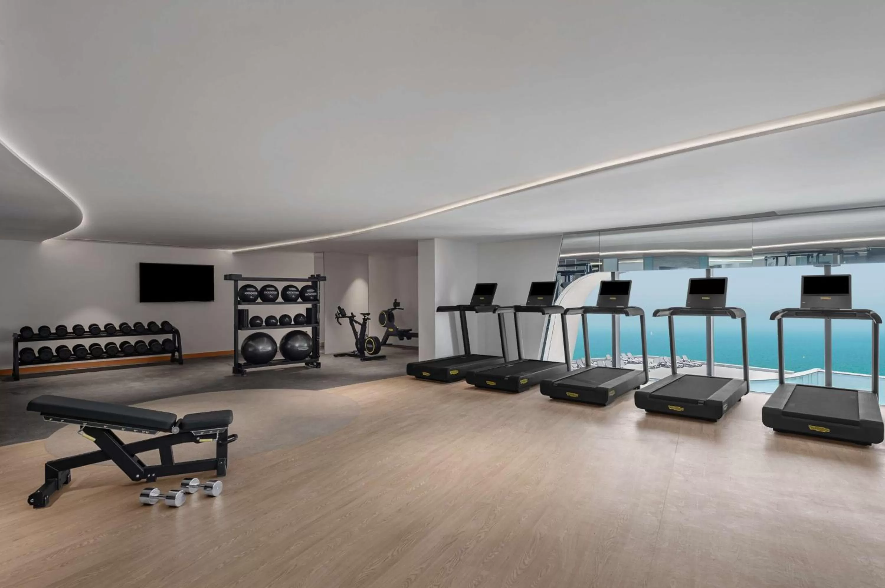 Fitness centre/facilities in Hampton by Hilton Marjan Island