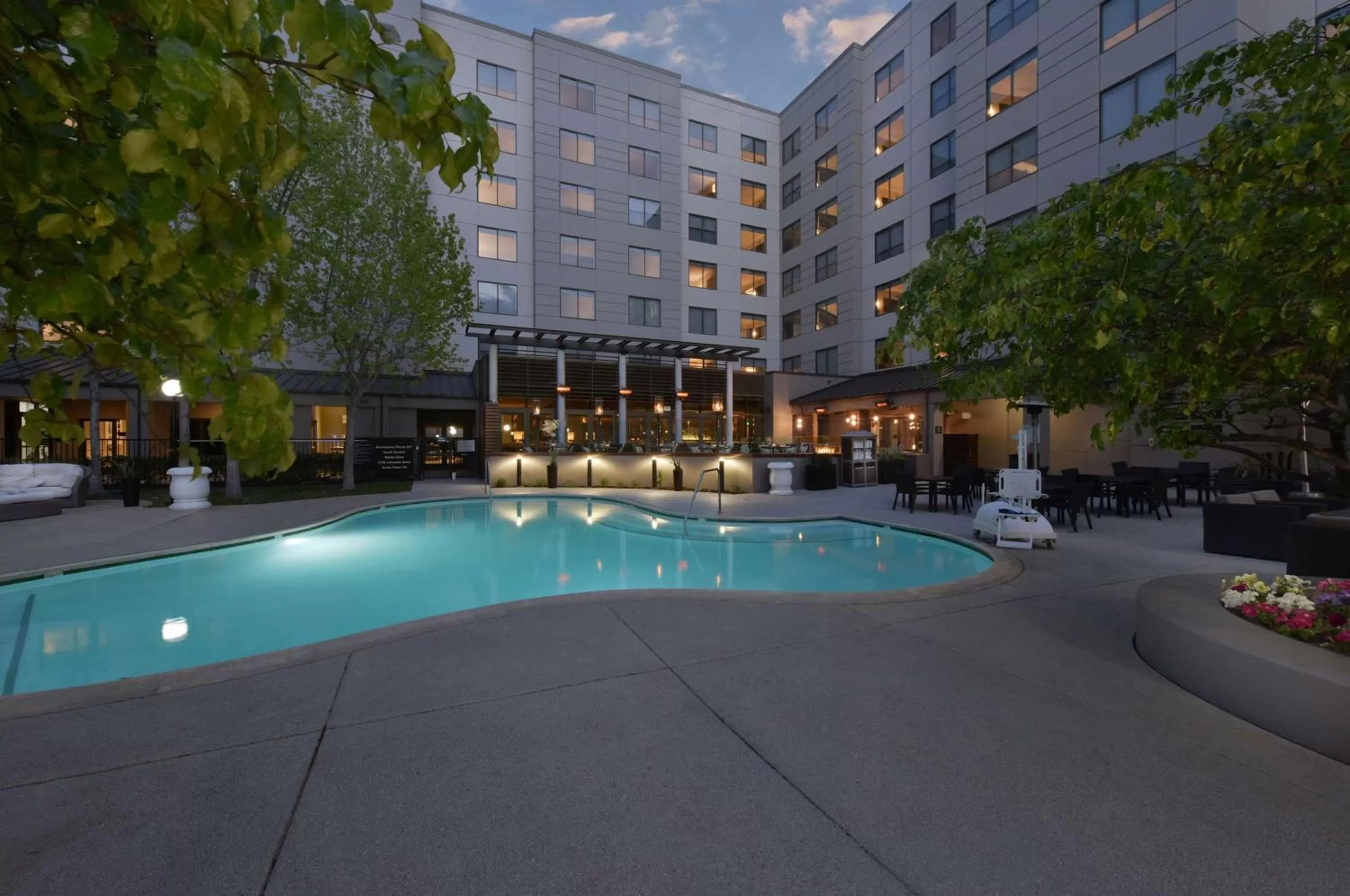Swimming pool in Hyatt Centric Santa Clara Silicon Valley