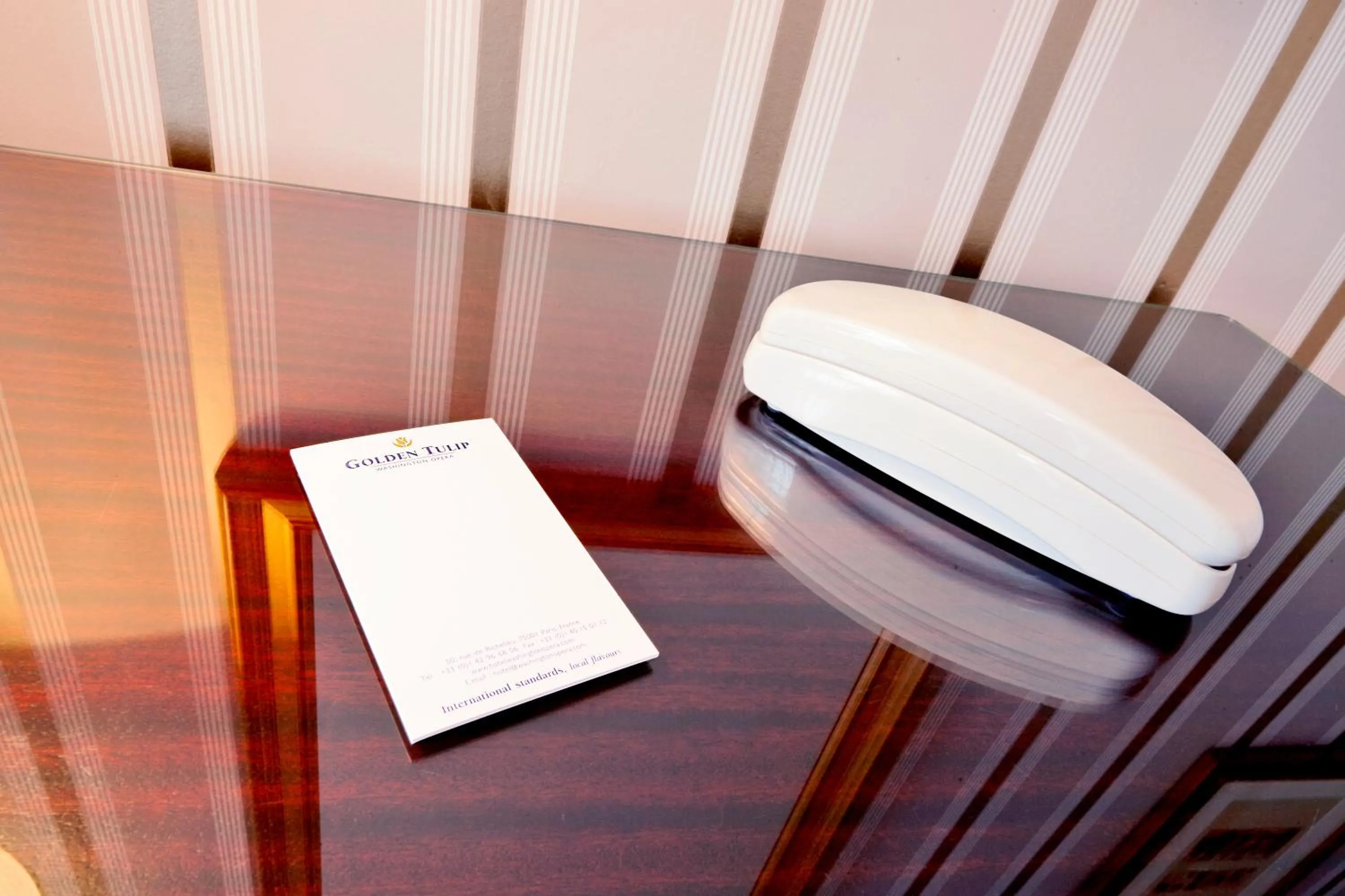 Decorative detail in Golden Tulip Washington Opera