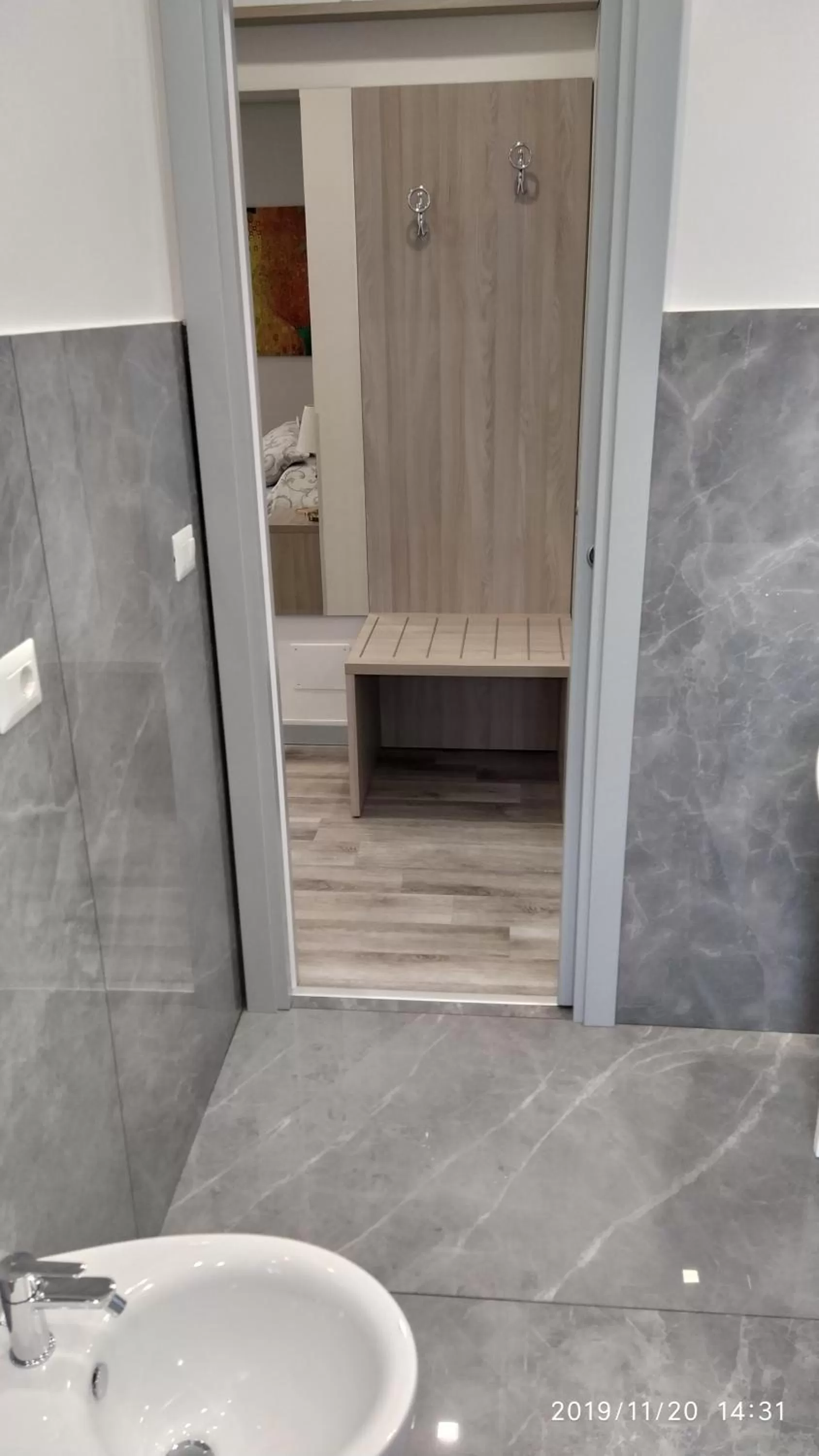 Bathroom in B&B La Stazione