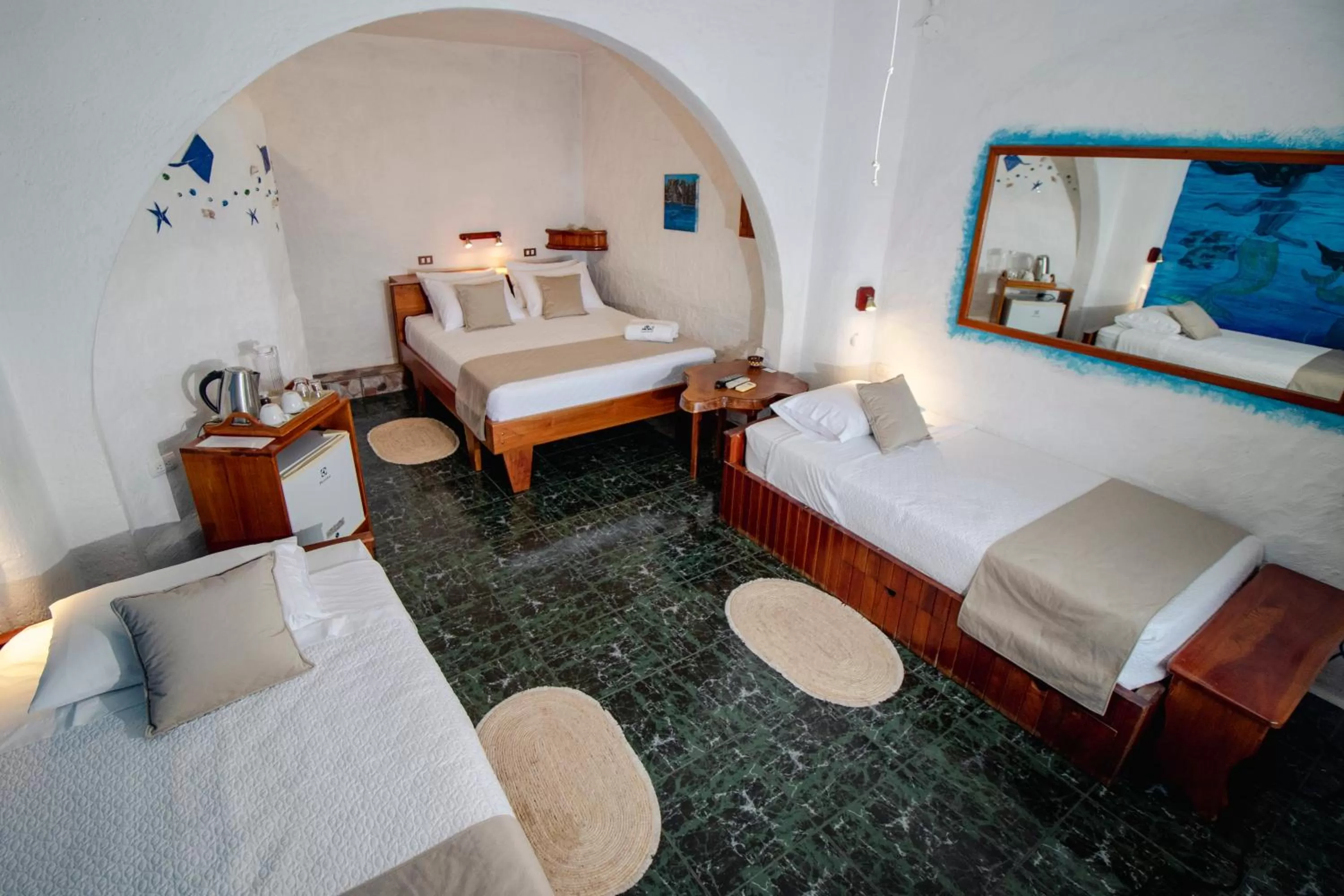 Bed in Hotel Casa Blanca