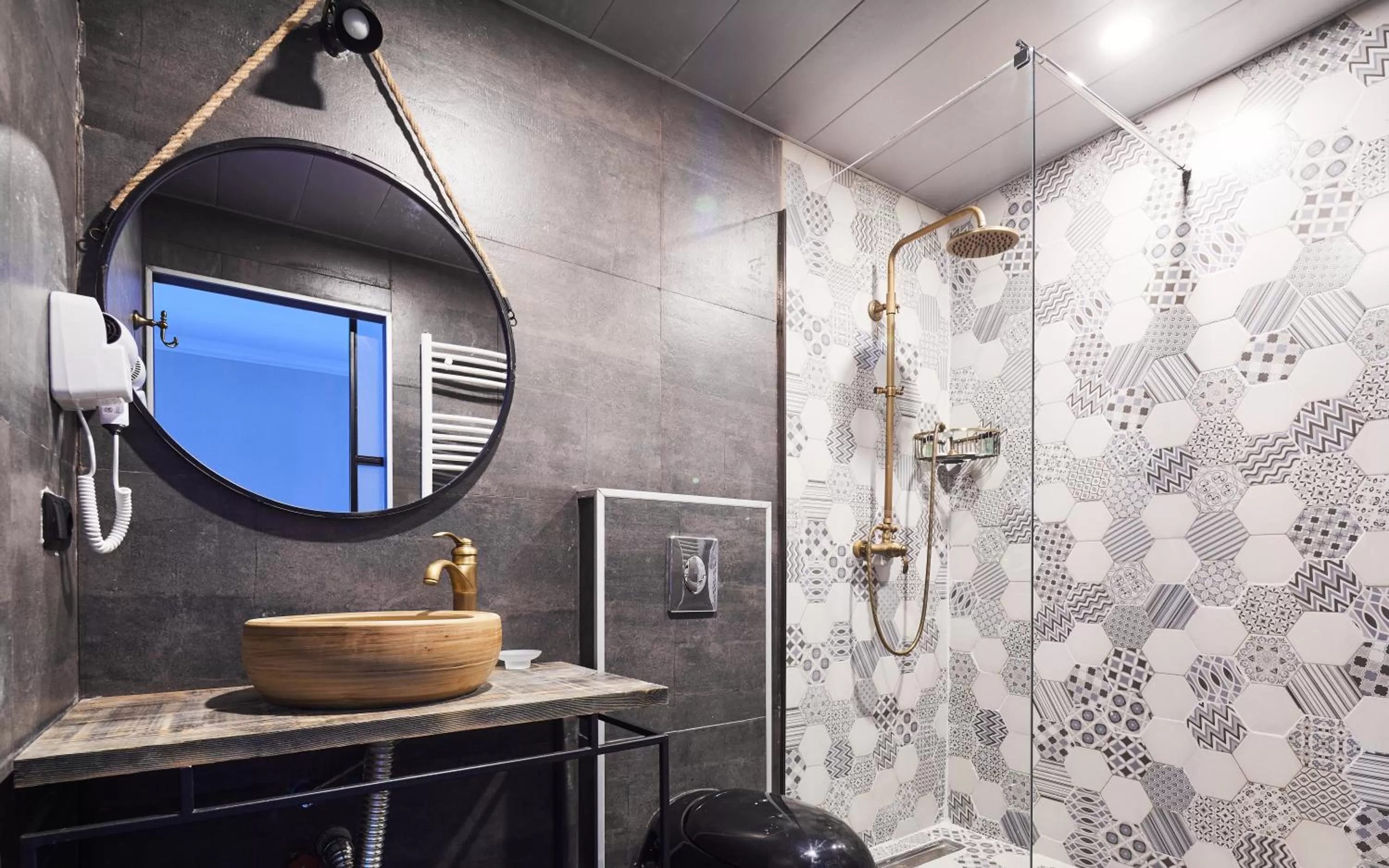 Bathroom in Gudauri Loft Hotel