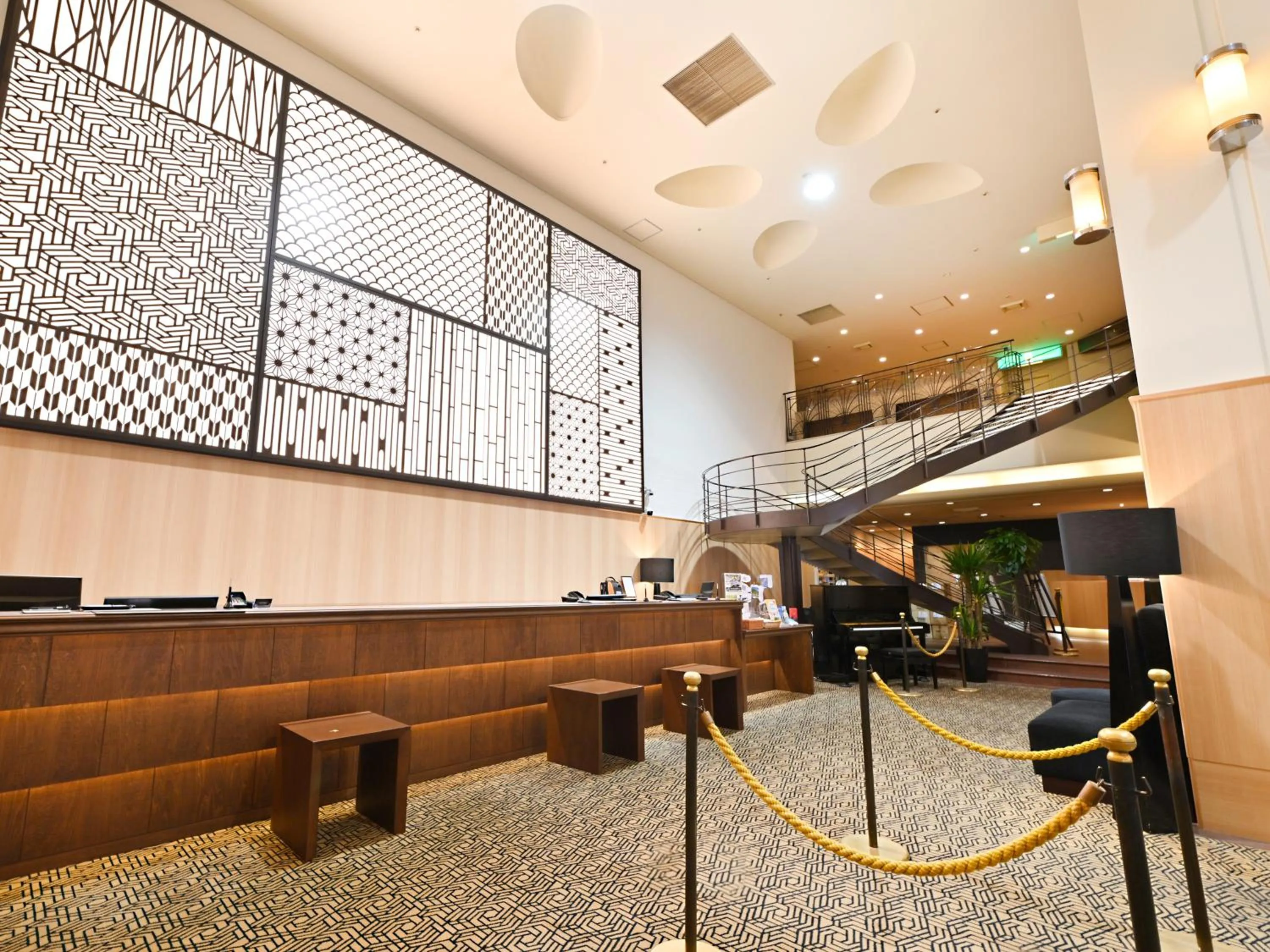 Lobby or reception in Hotel Abest Sapporo