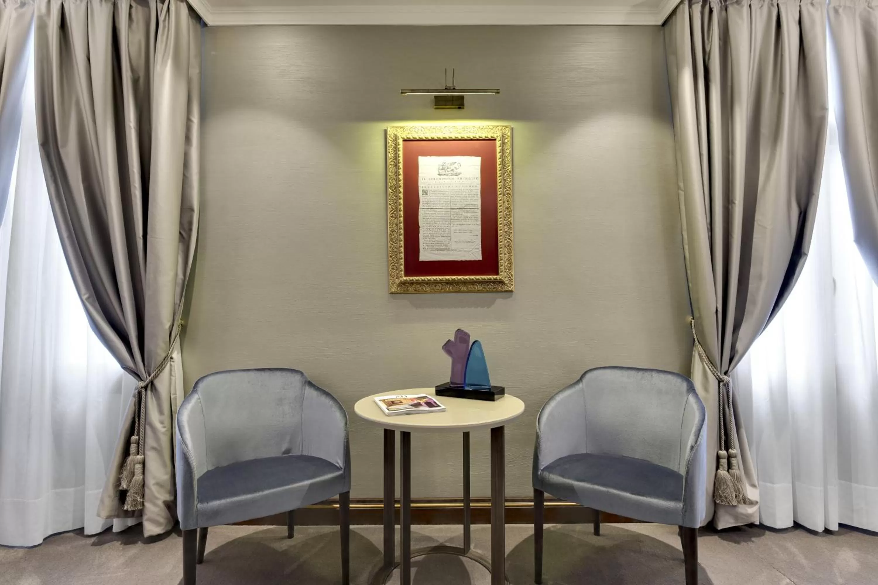 Seating area in Hotel Donà Palace