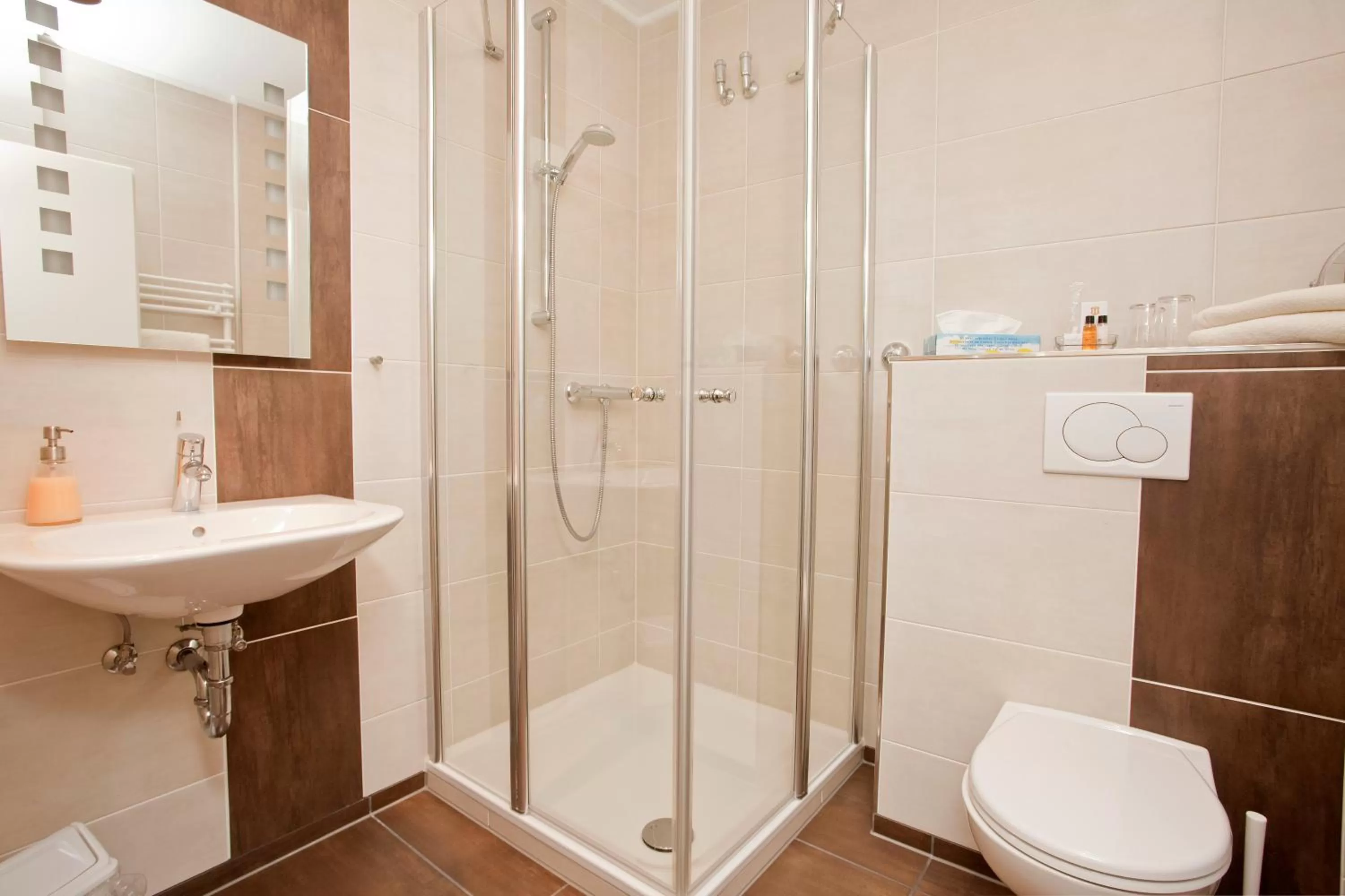 Toilet in Hermes Hotel Oldenburg