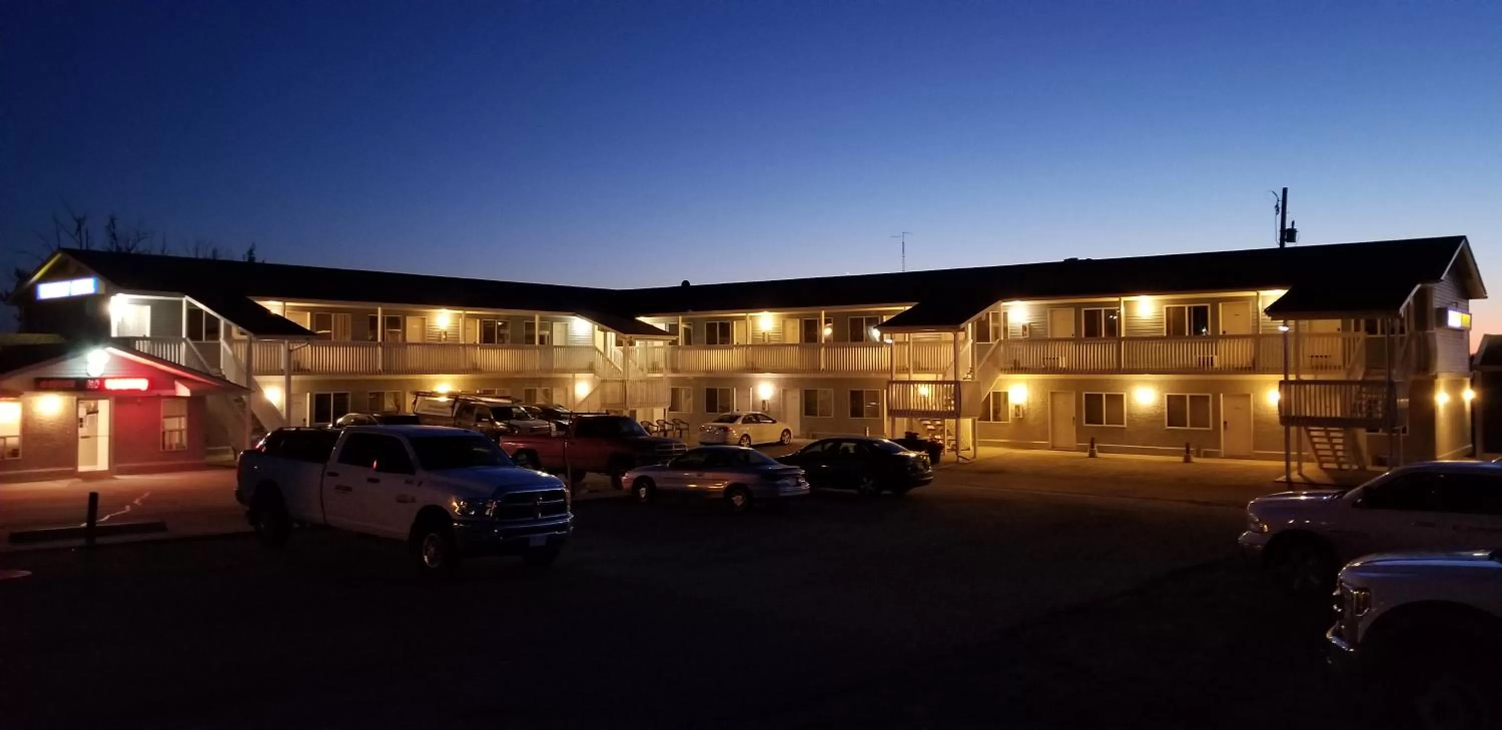 Property Building in Twilight Country Motel