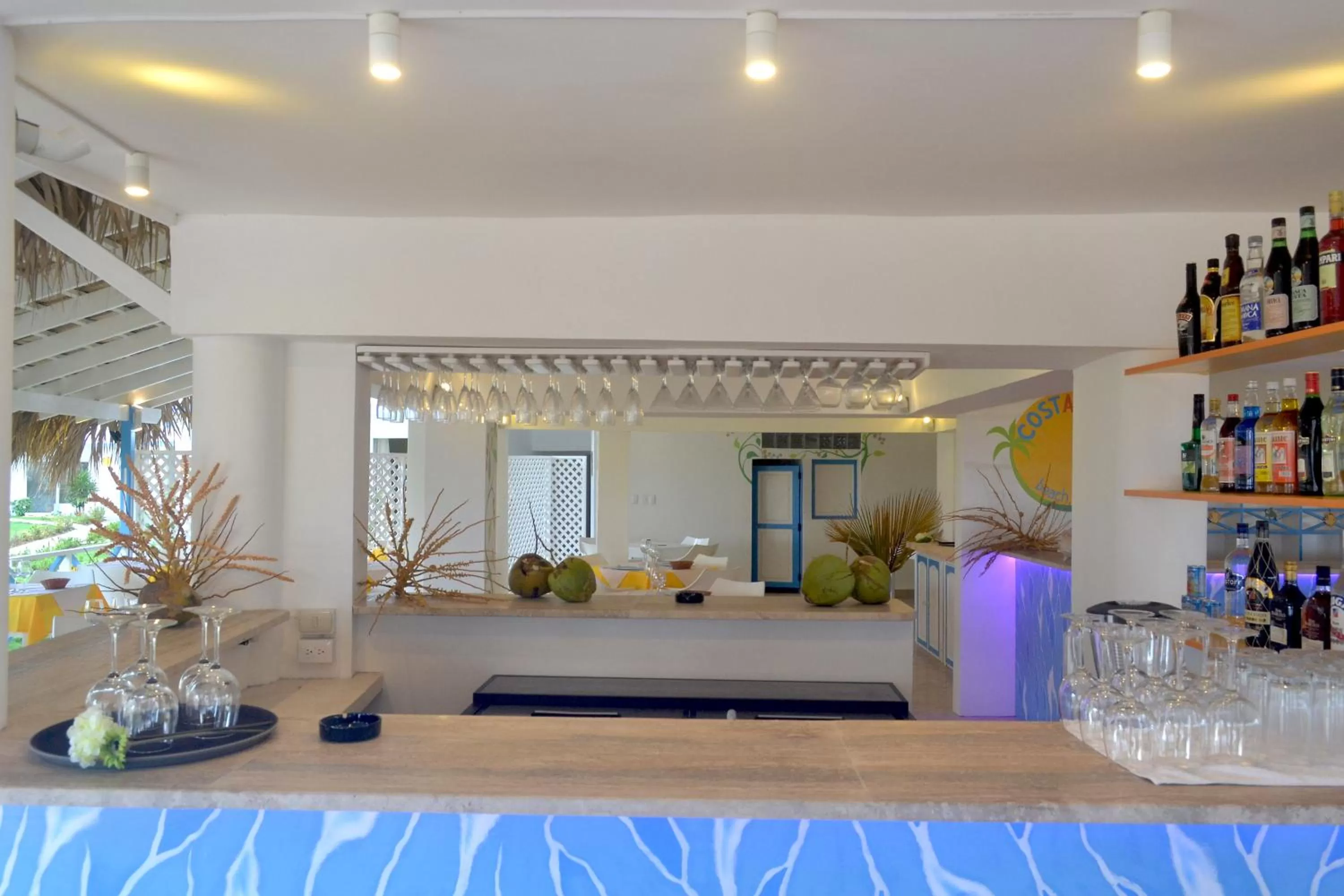 Lounge or bar in Costarena Beach Hotel