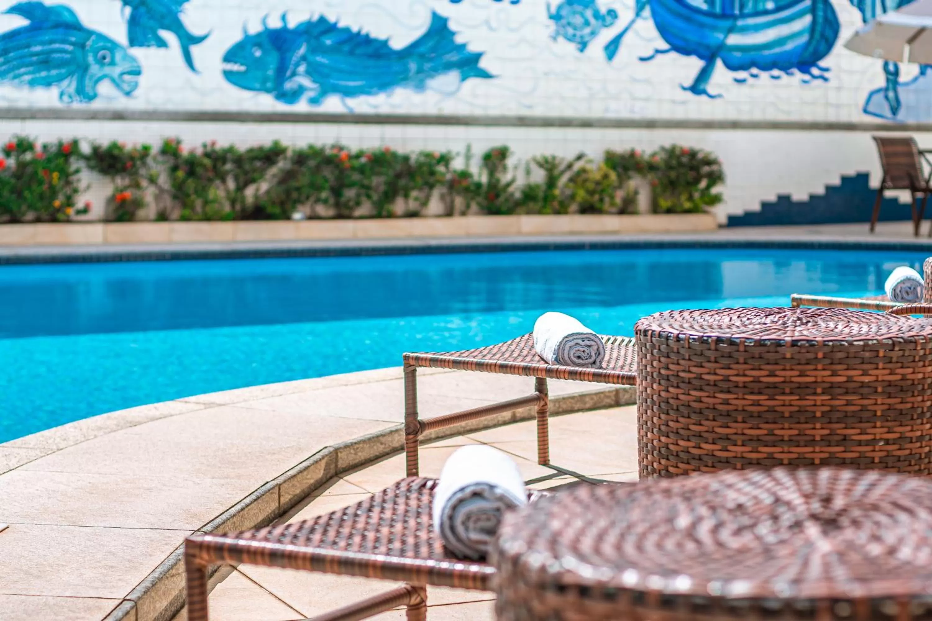 Swimming pool in Grande Hotel da Barra