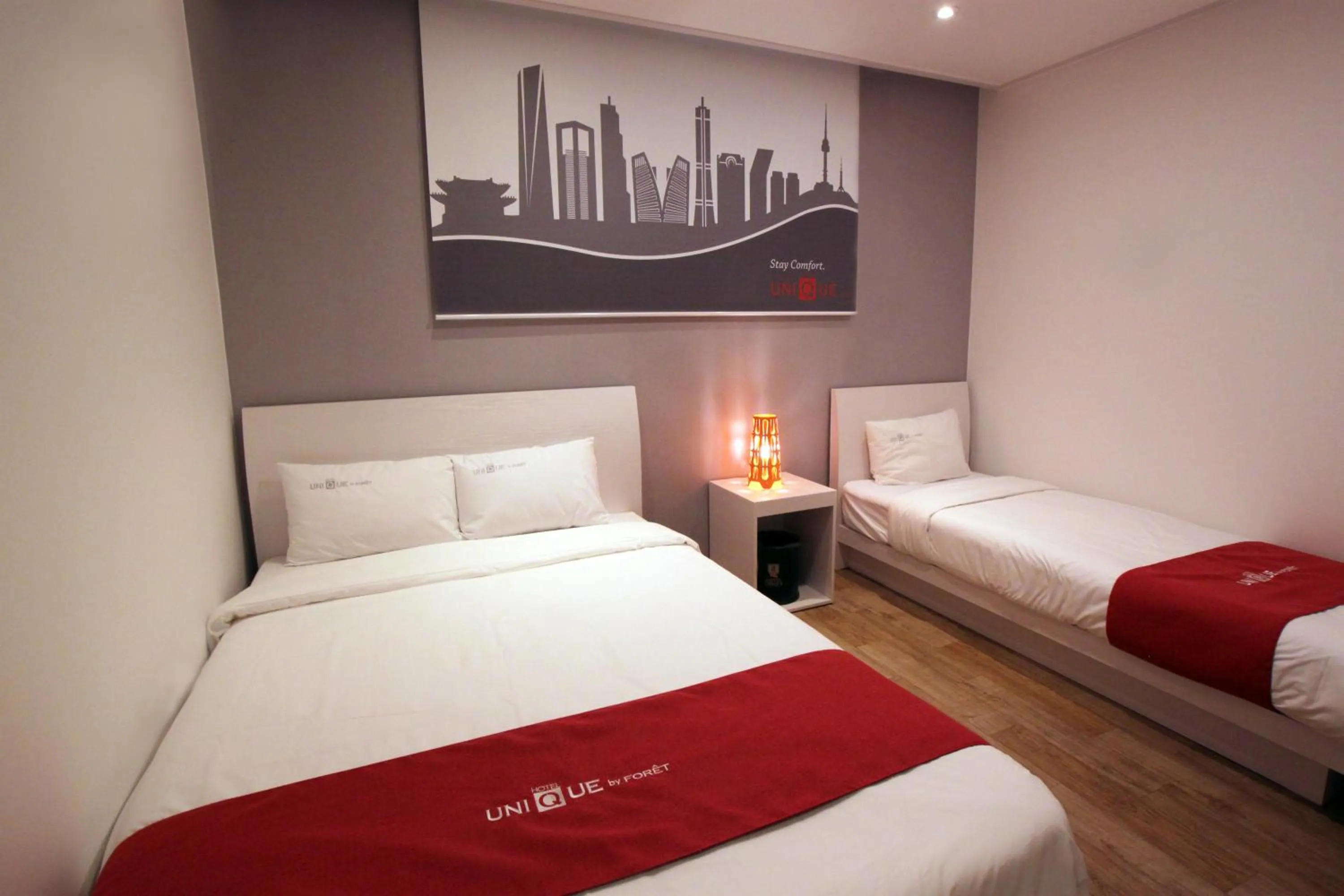 Bed in Hotel Unique by Foret