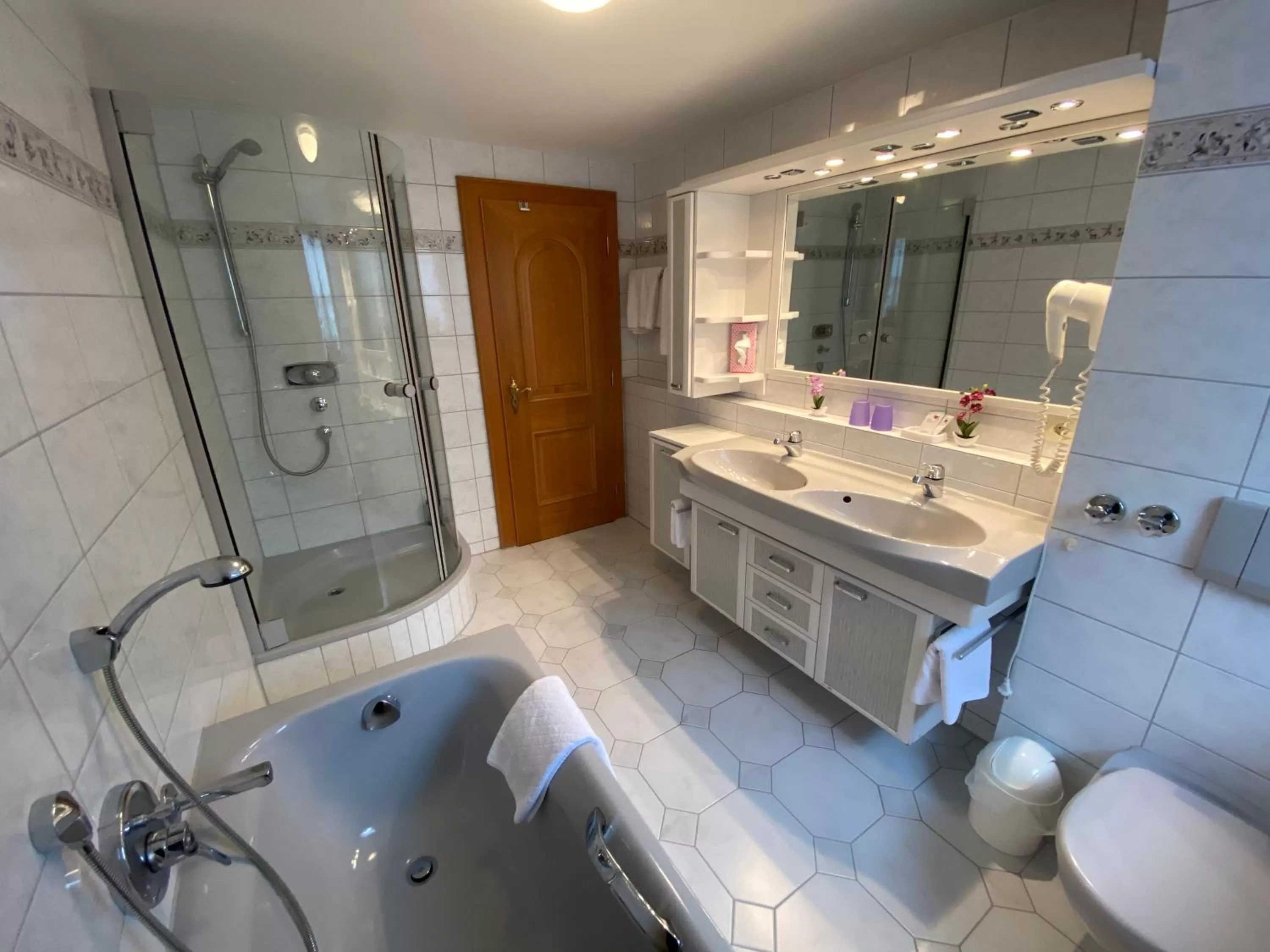 Shower, Bathroom in Hotel Haus Seehang