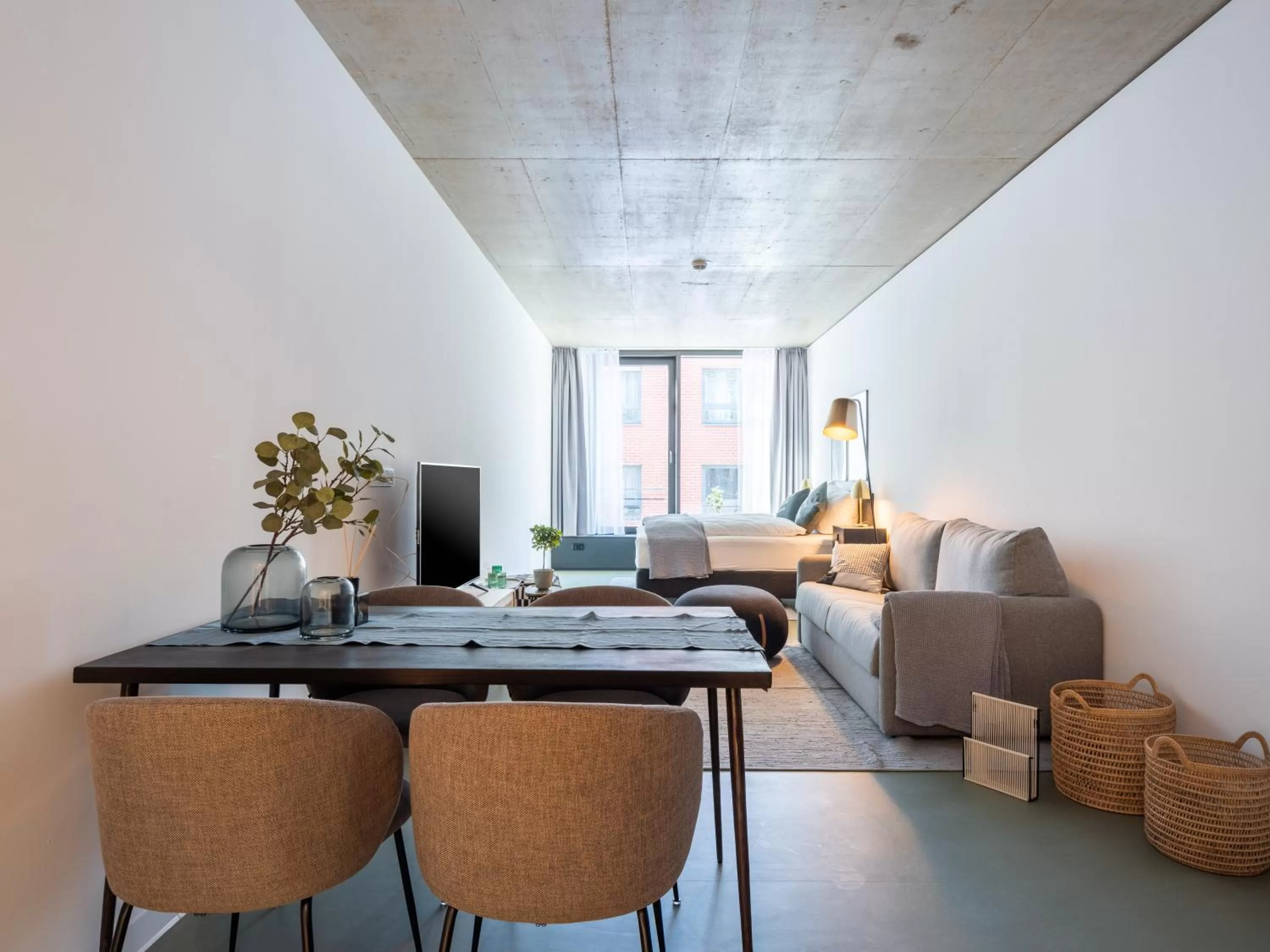 Seating area in Limehome Erfurt Maximilian Welsch Str