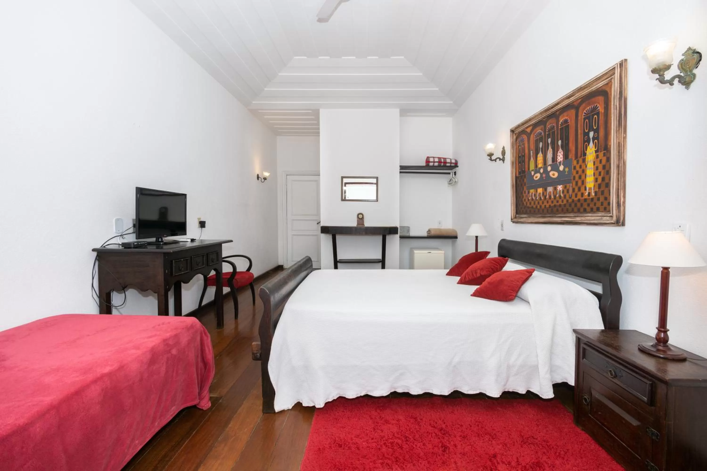 Photo of the whole room, Bed in Pousada Afrika