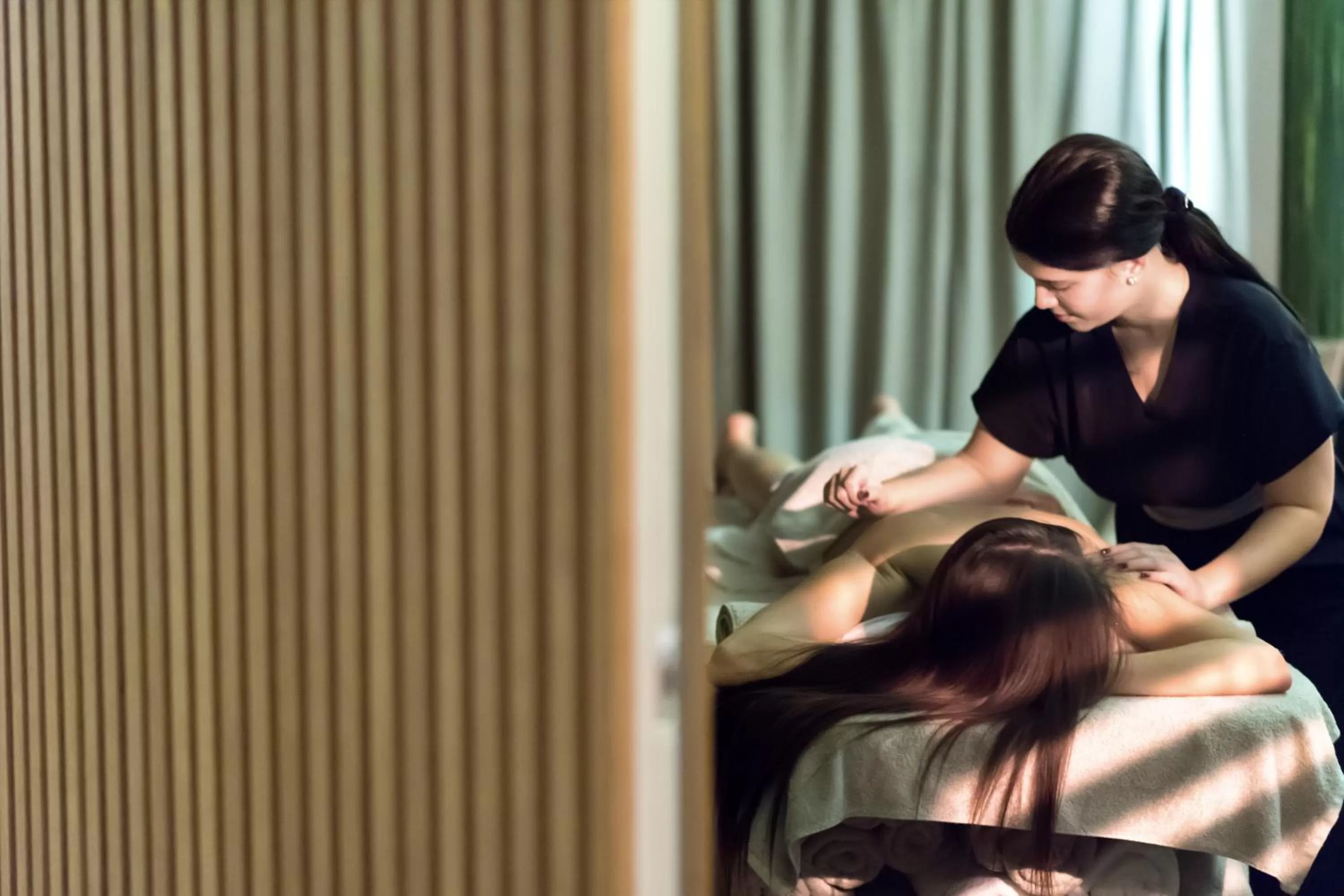 Staff in Mediterranean Palace