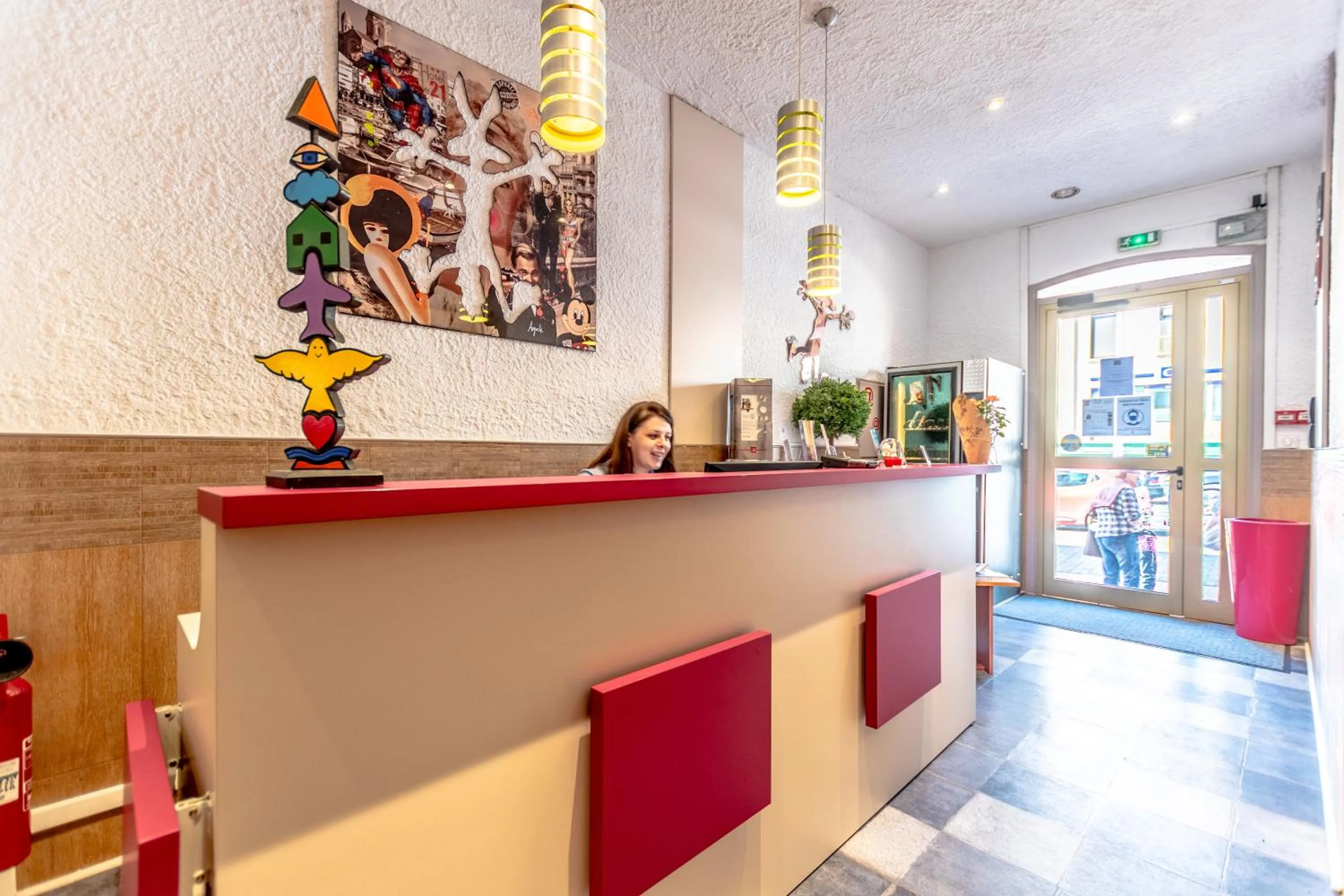 Lobby or reception in Hotel Le 21