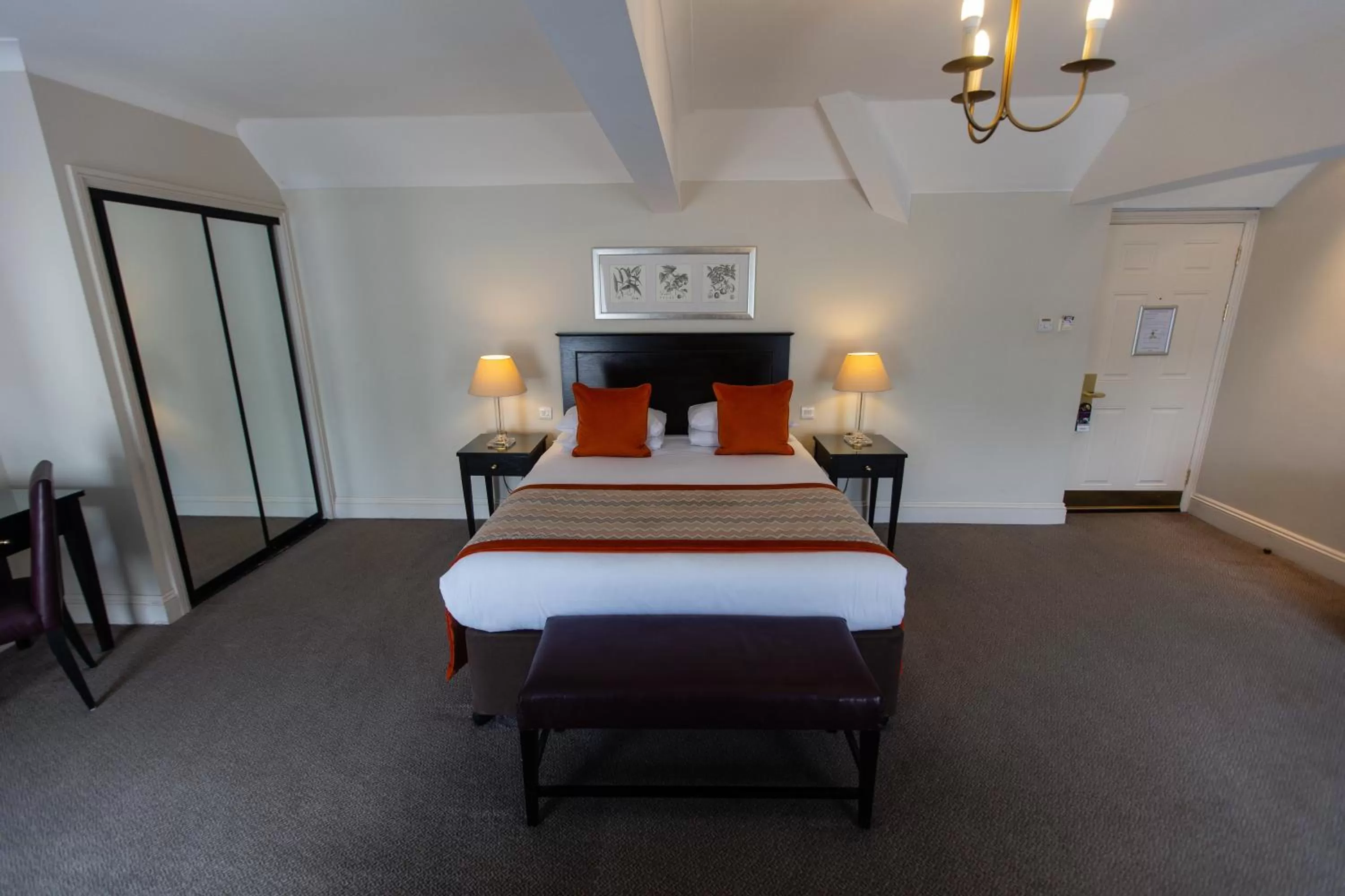 Bedroom, Bed in Albrighton Hall Hotel and Spa, a member of Radisson Individuals