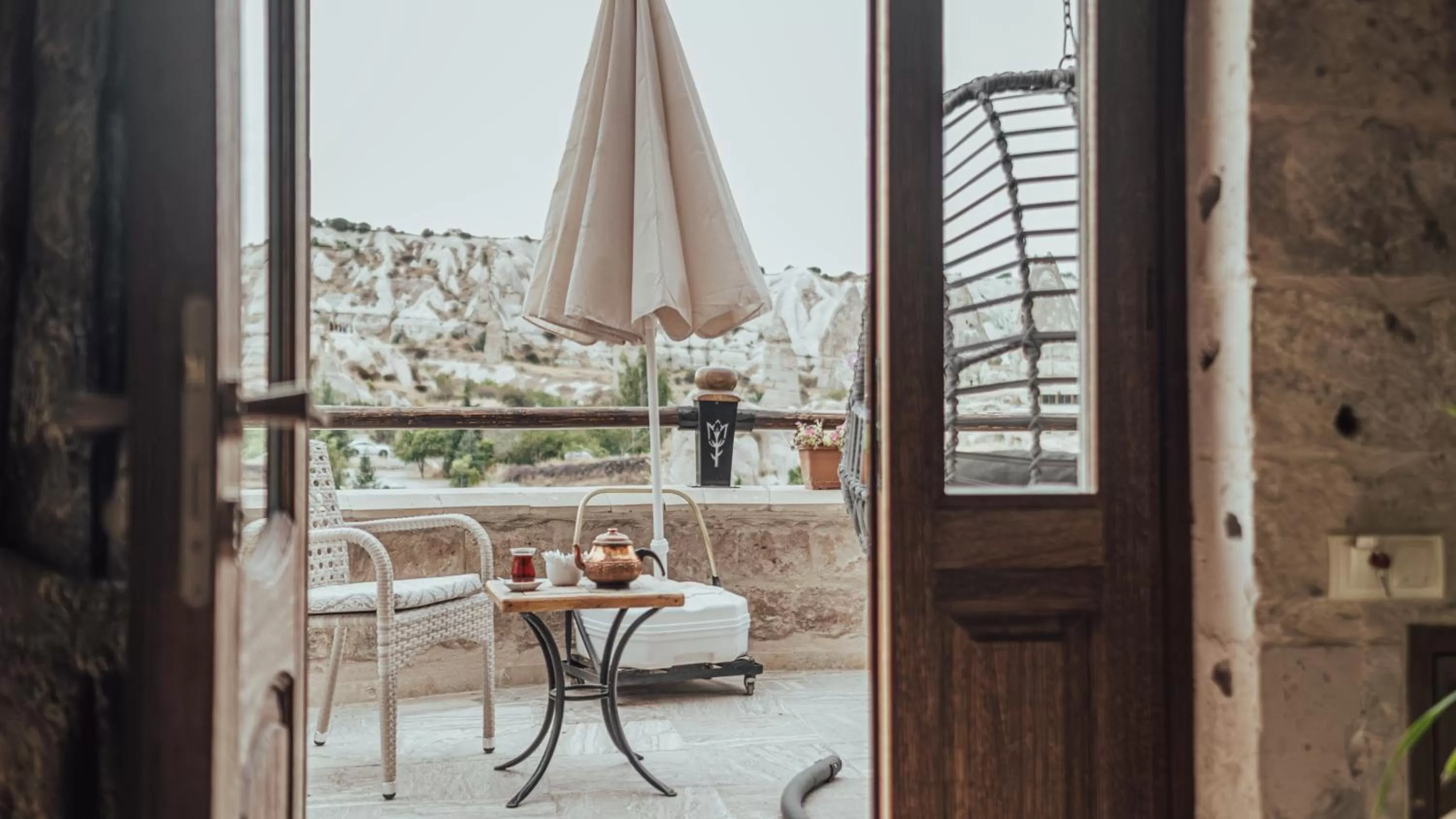 Natural landscape in Şah Saray Cave Suites Halal Hotel