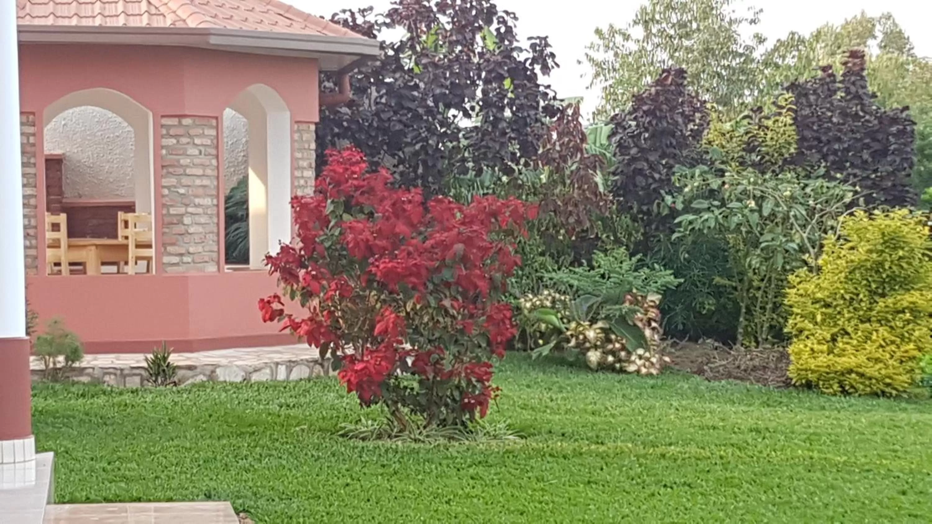 Garden in Hôtel Maisons-Sifa