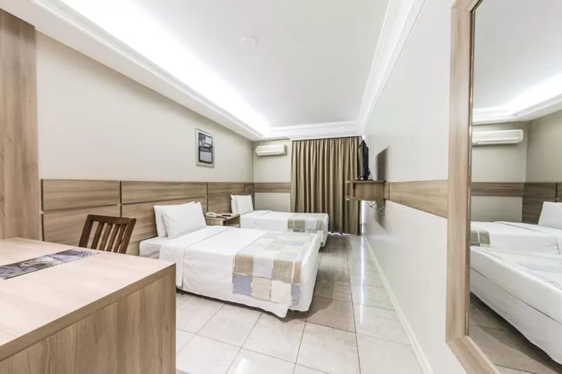 Bed in Plaza Bittar Hotel