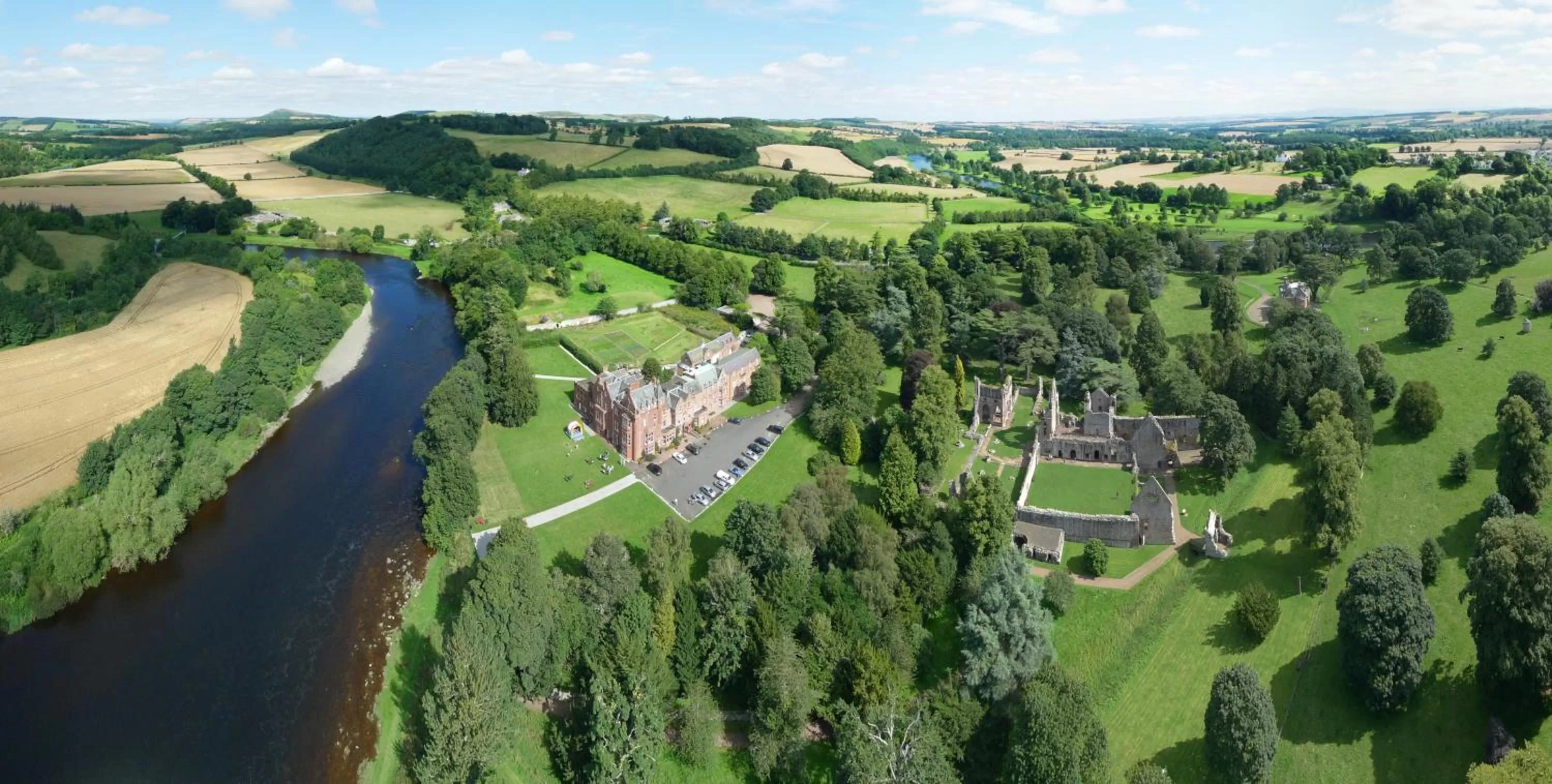 Bird's eye view in Dryburgh Abbey Hotel