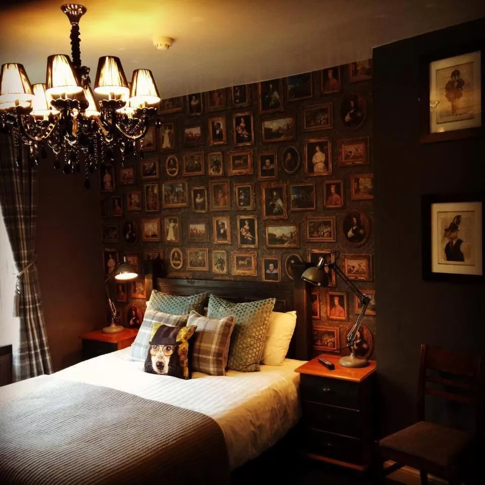 Bed in The Swan Accommodation Bridgnorth