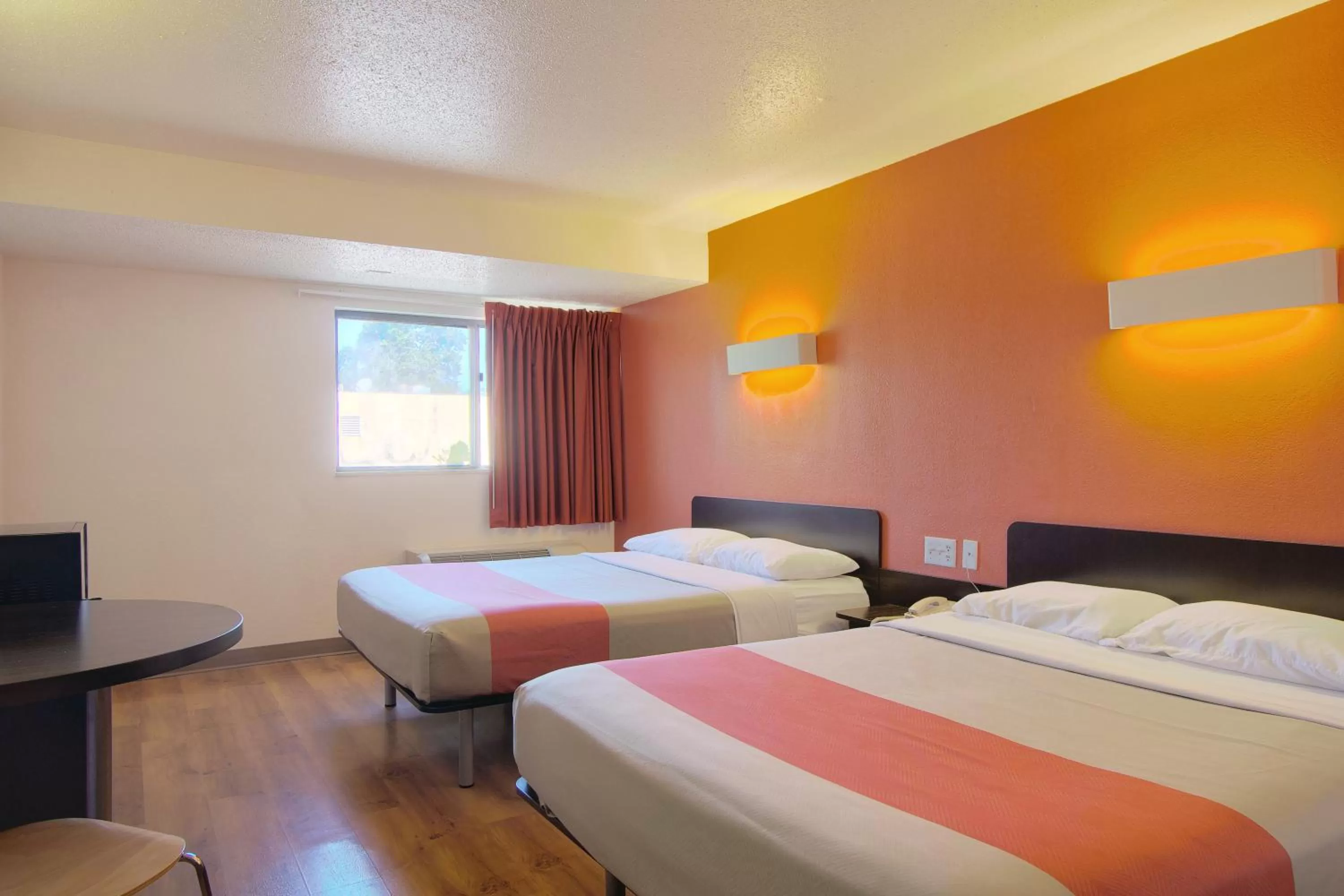 Bed in Motel 6-Piscataway, NJ