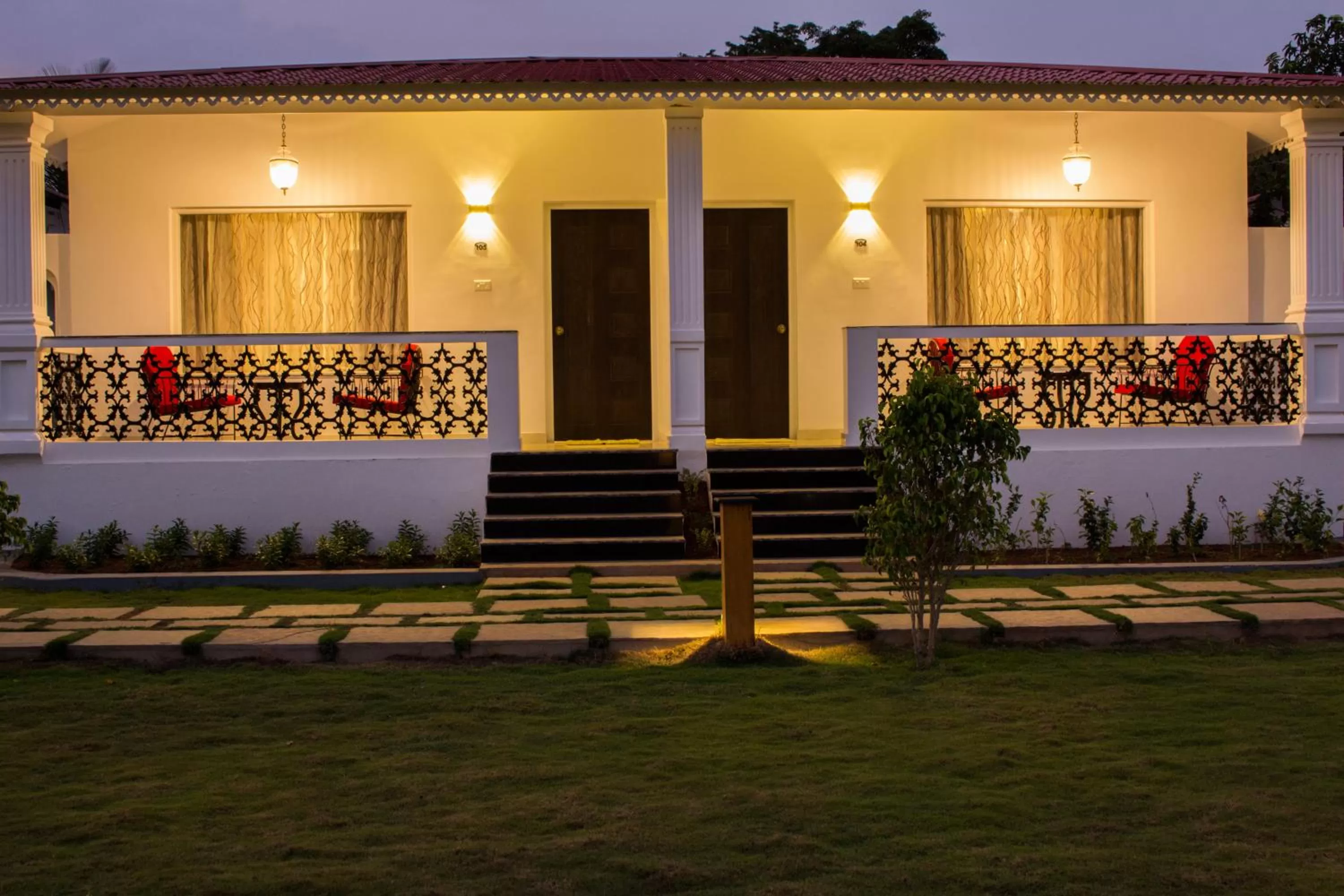 Property building in Wild Berry Resort Agonda