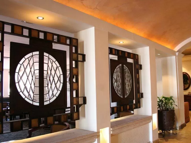 Decorative detail in Hotel Gandara