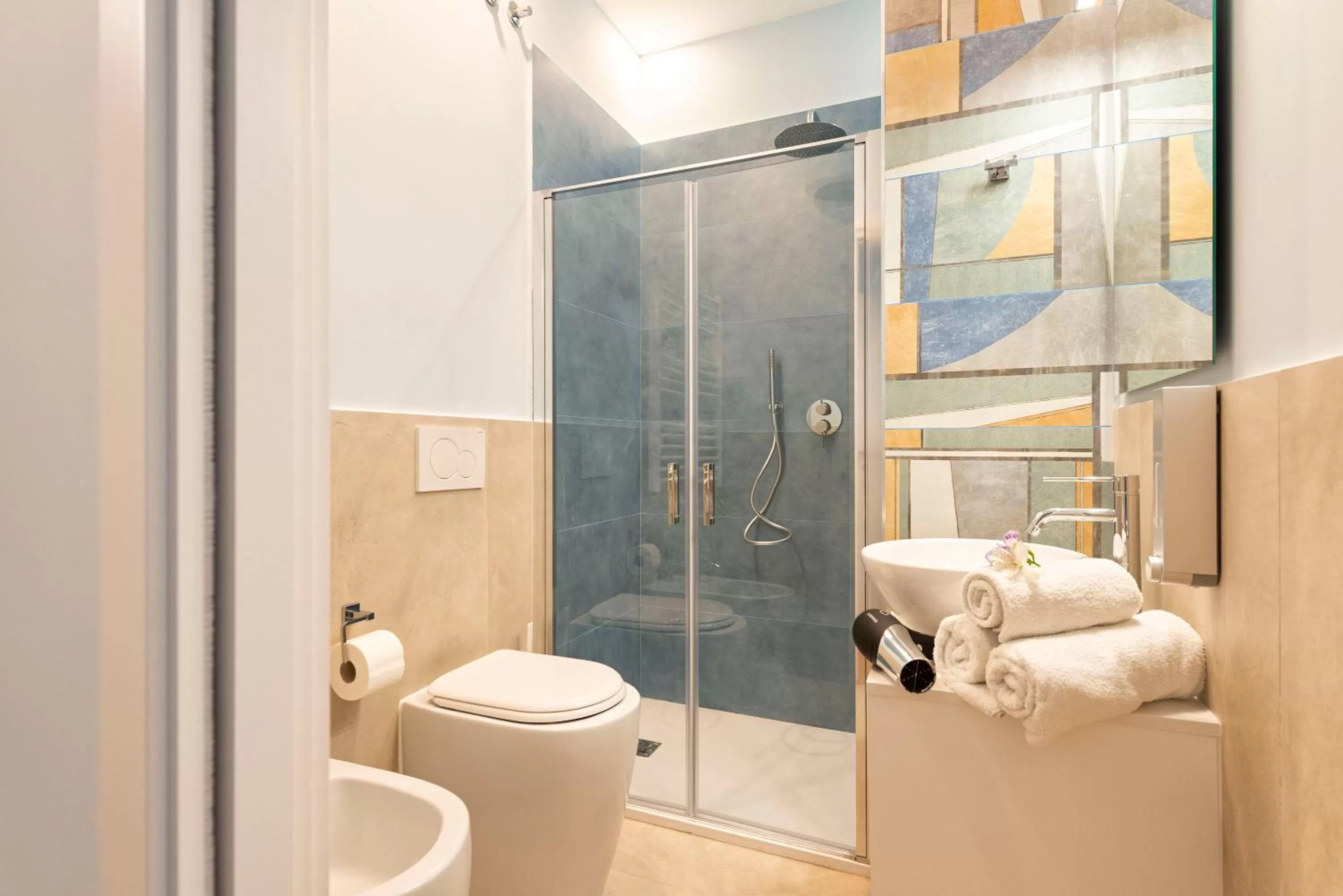 Bedroom, Bathroom in RomeCookSea Guesthouse Affittacamere