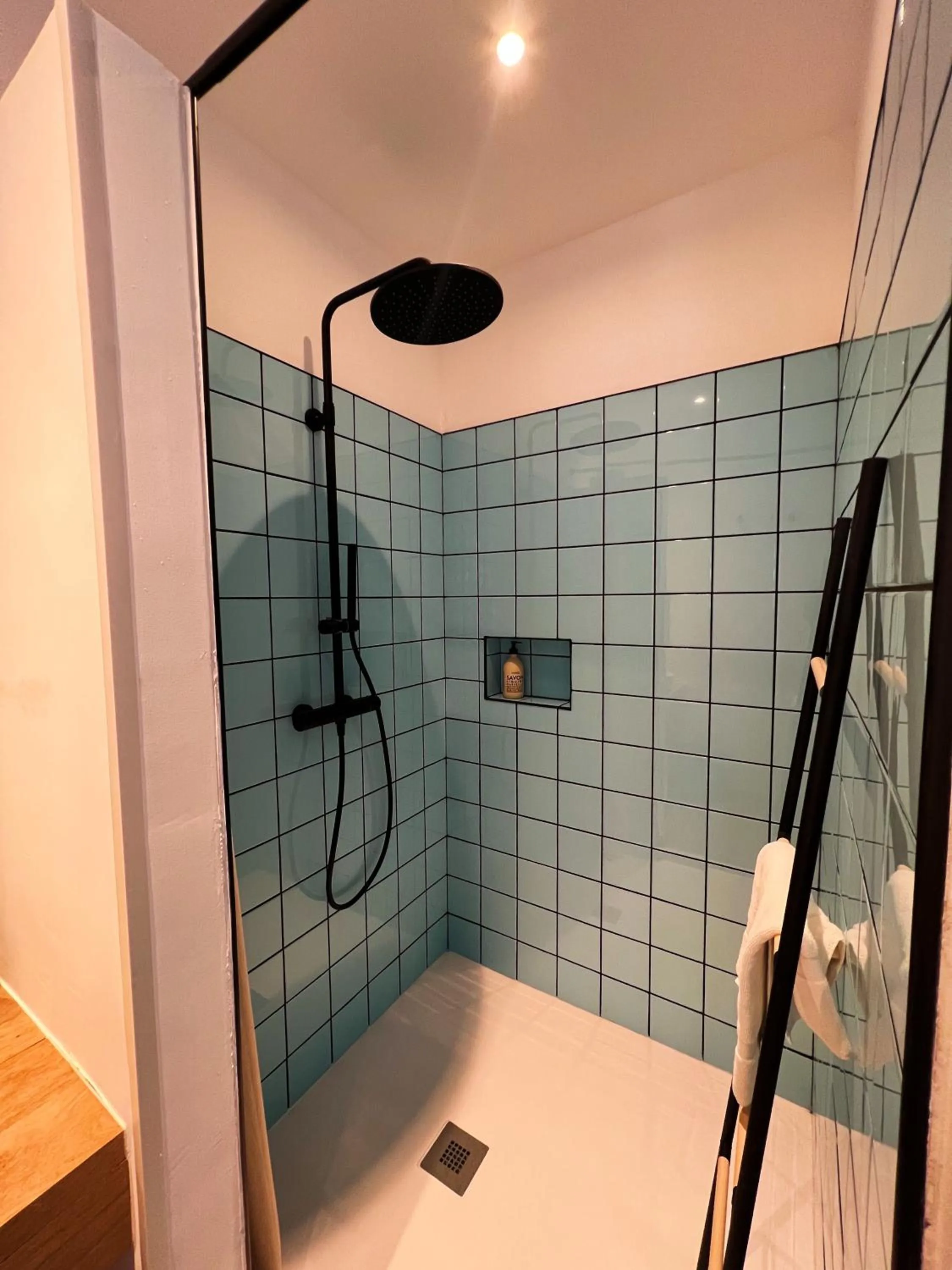 Shower in Hotel La Potiniere