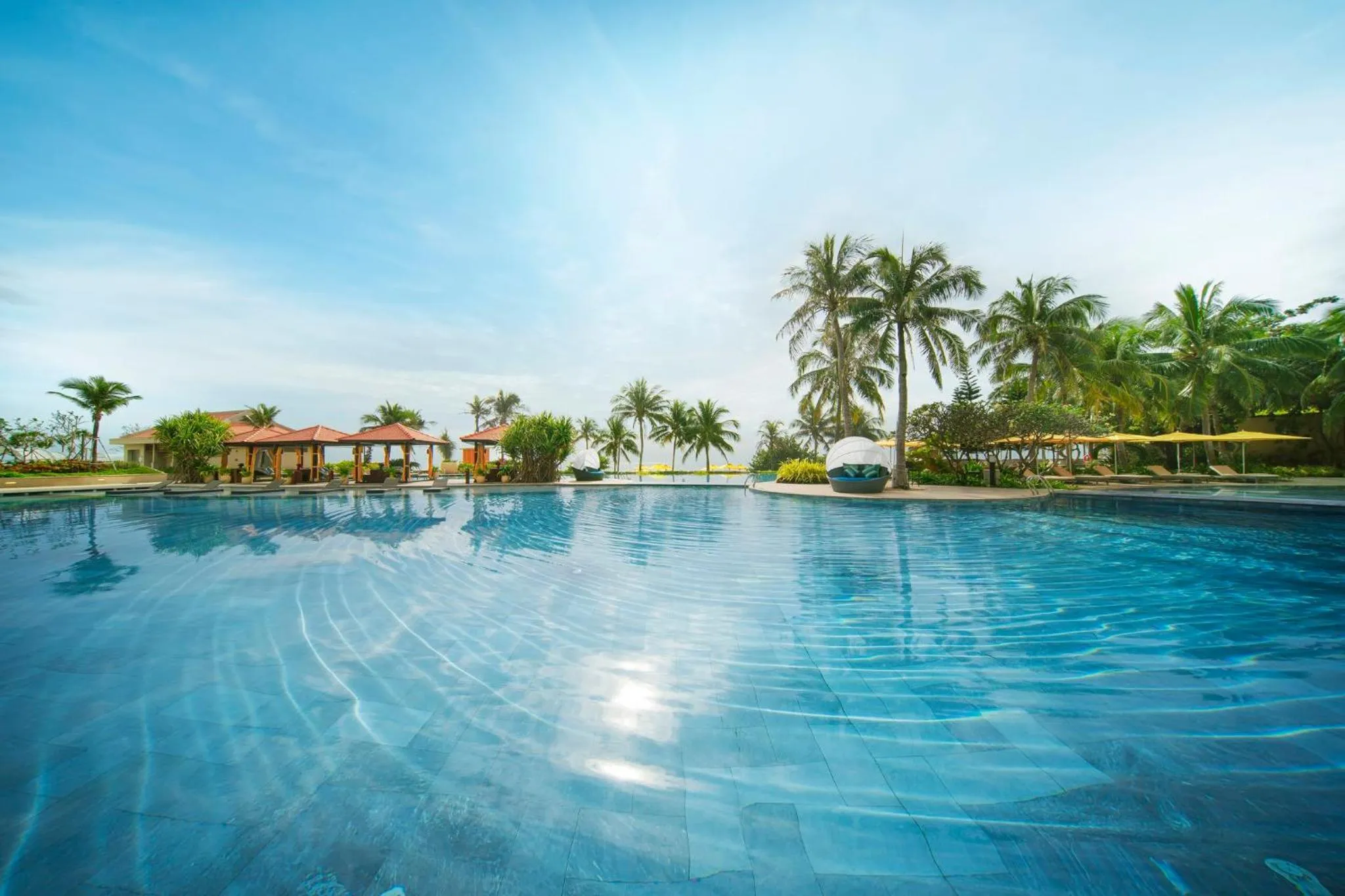 Swimming pool in InterContinental Grand Ho Tram