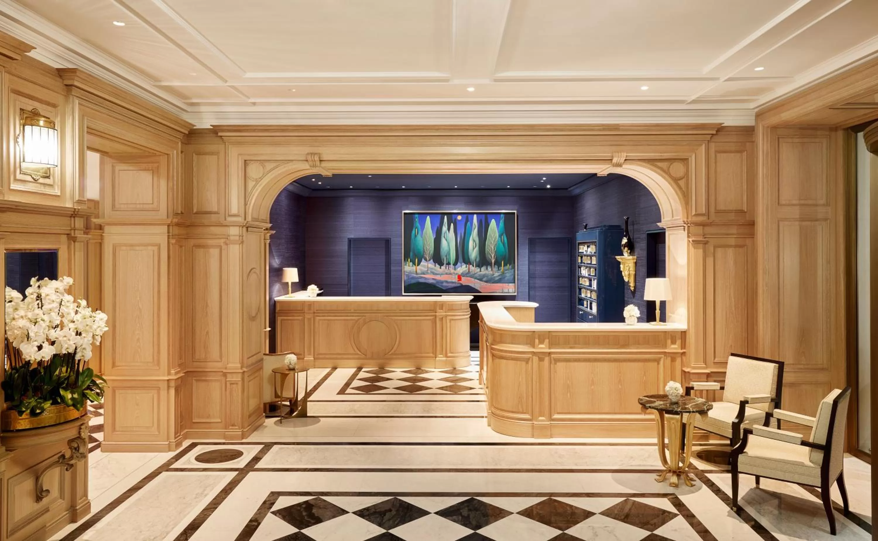 Lobby or reception in Baur au Lac