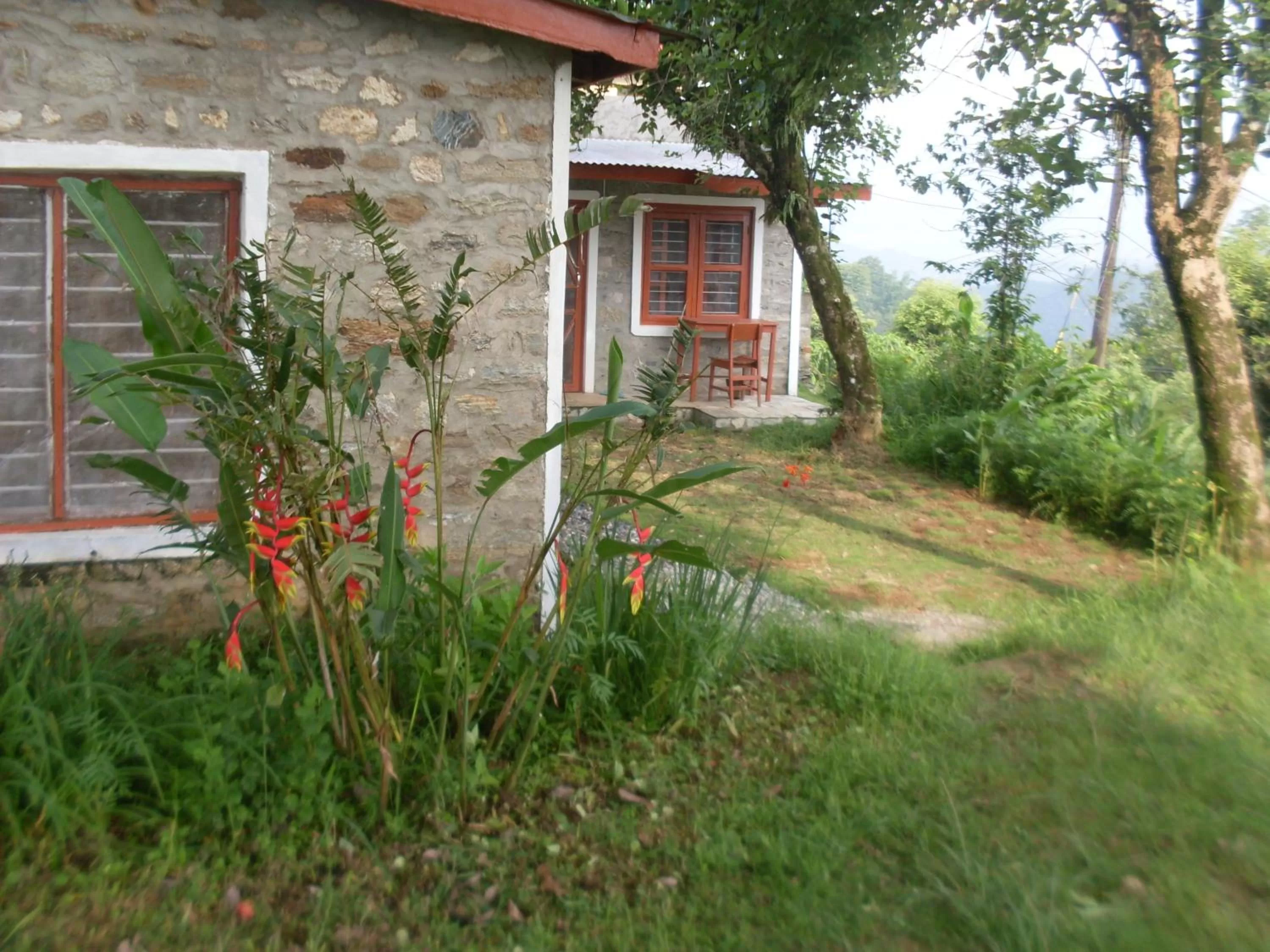 Property building, Garden in Dinesh House