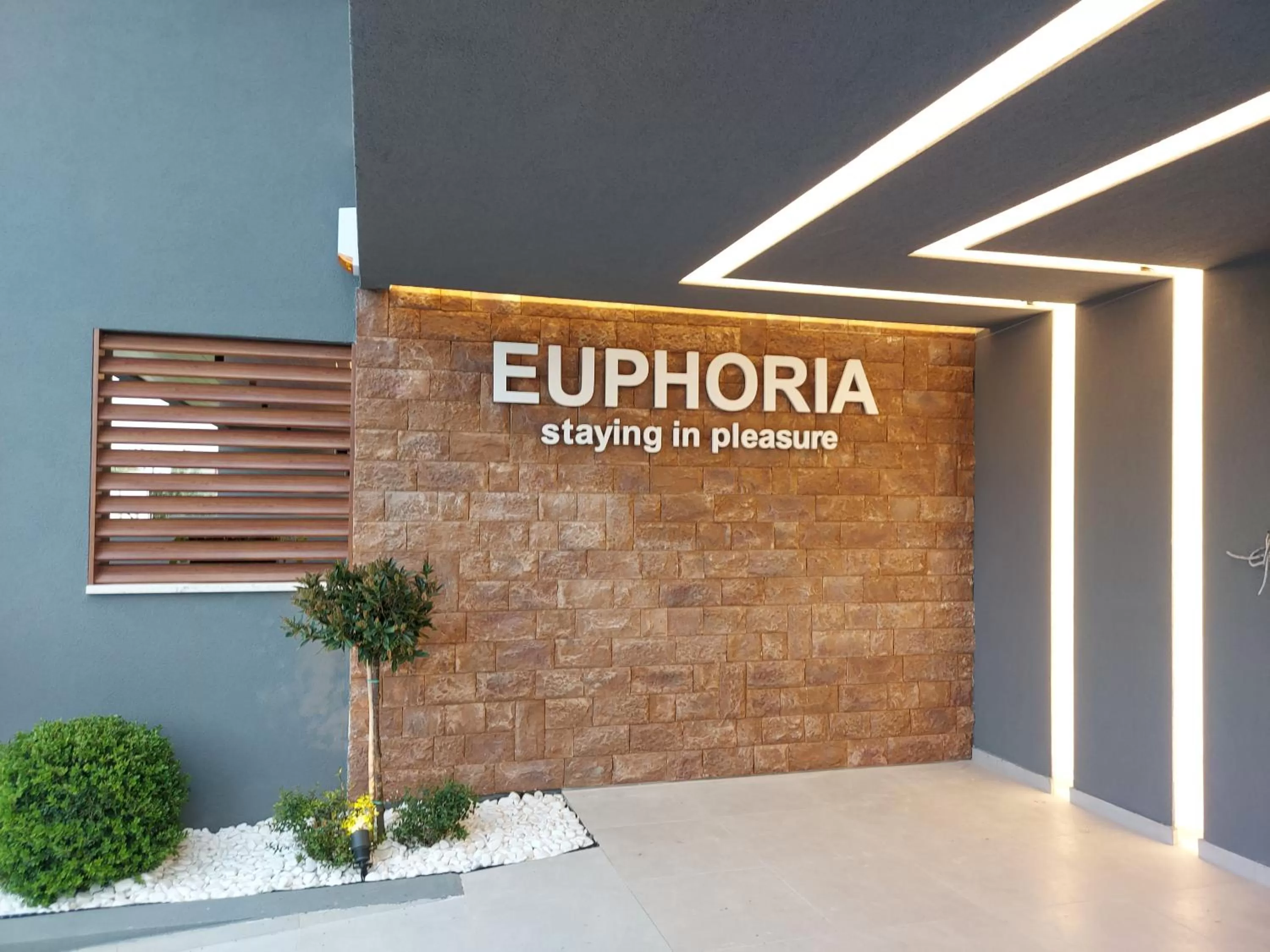 Facade/entrance in EUPHORIA ''Staying in Pleasure''