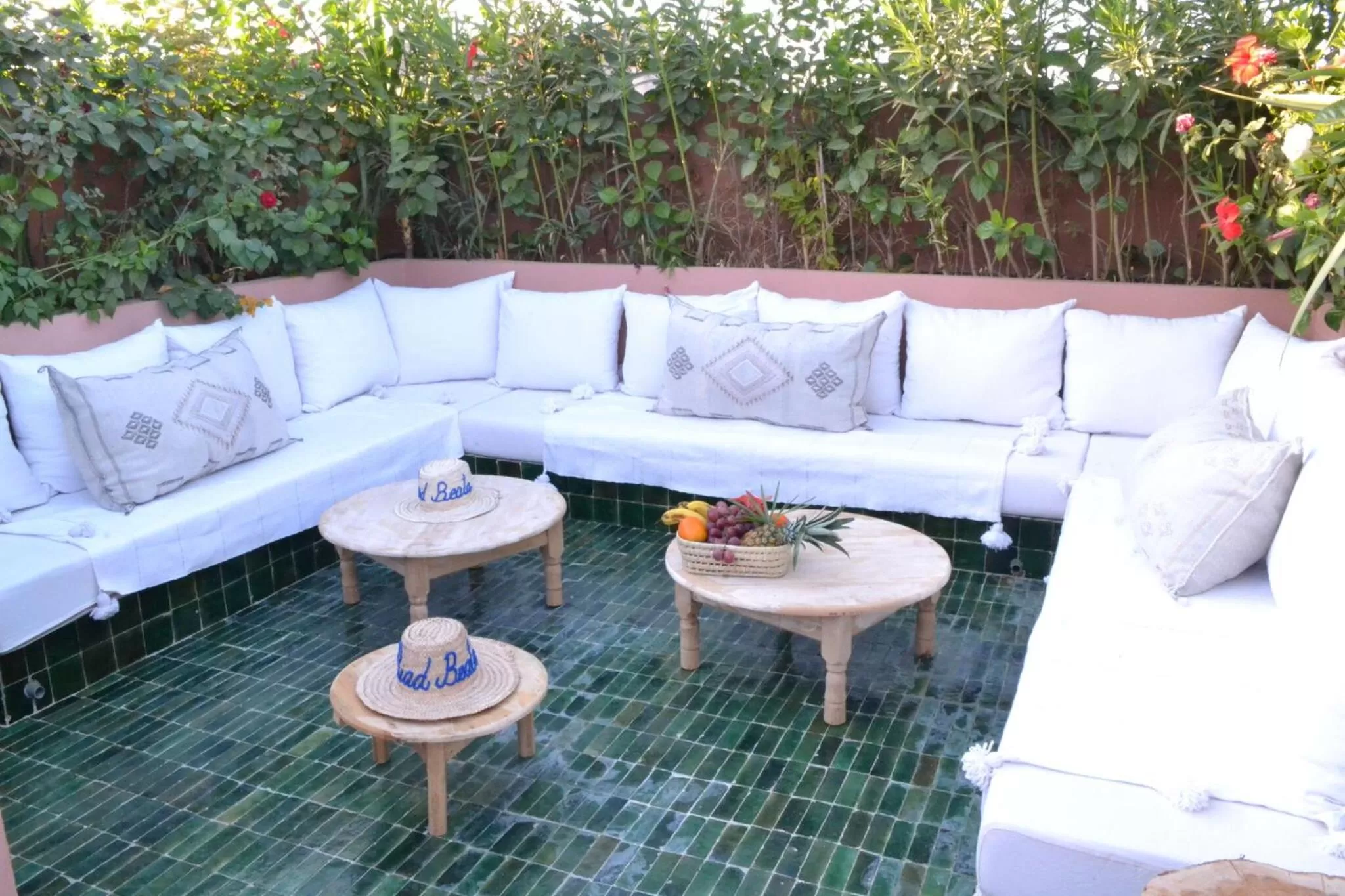 Patio in Riad Beata Bed & Breakfast