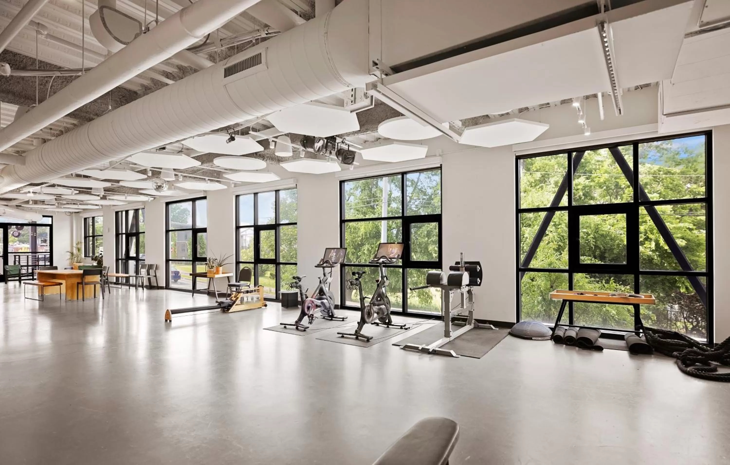 Fitness centre/facilities in Harthall Hotel