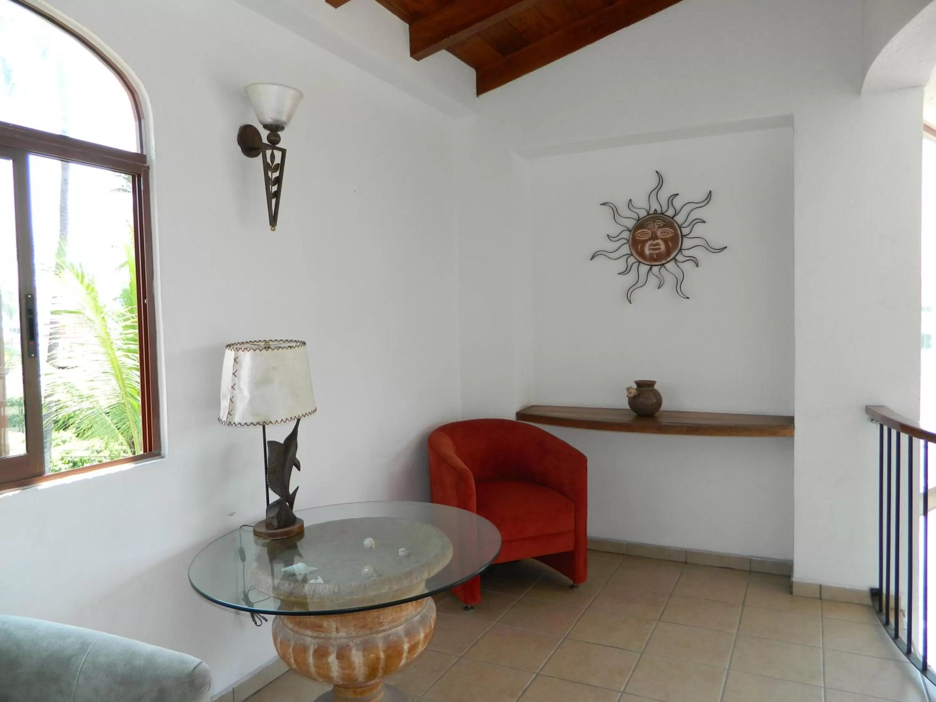 Seating area in Hotel Pez Vela