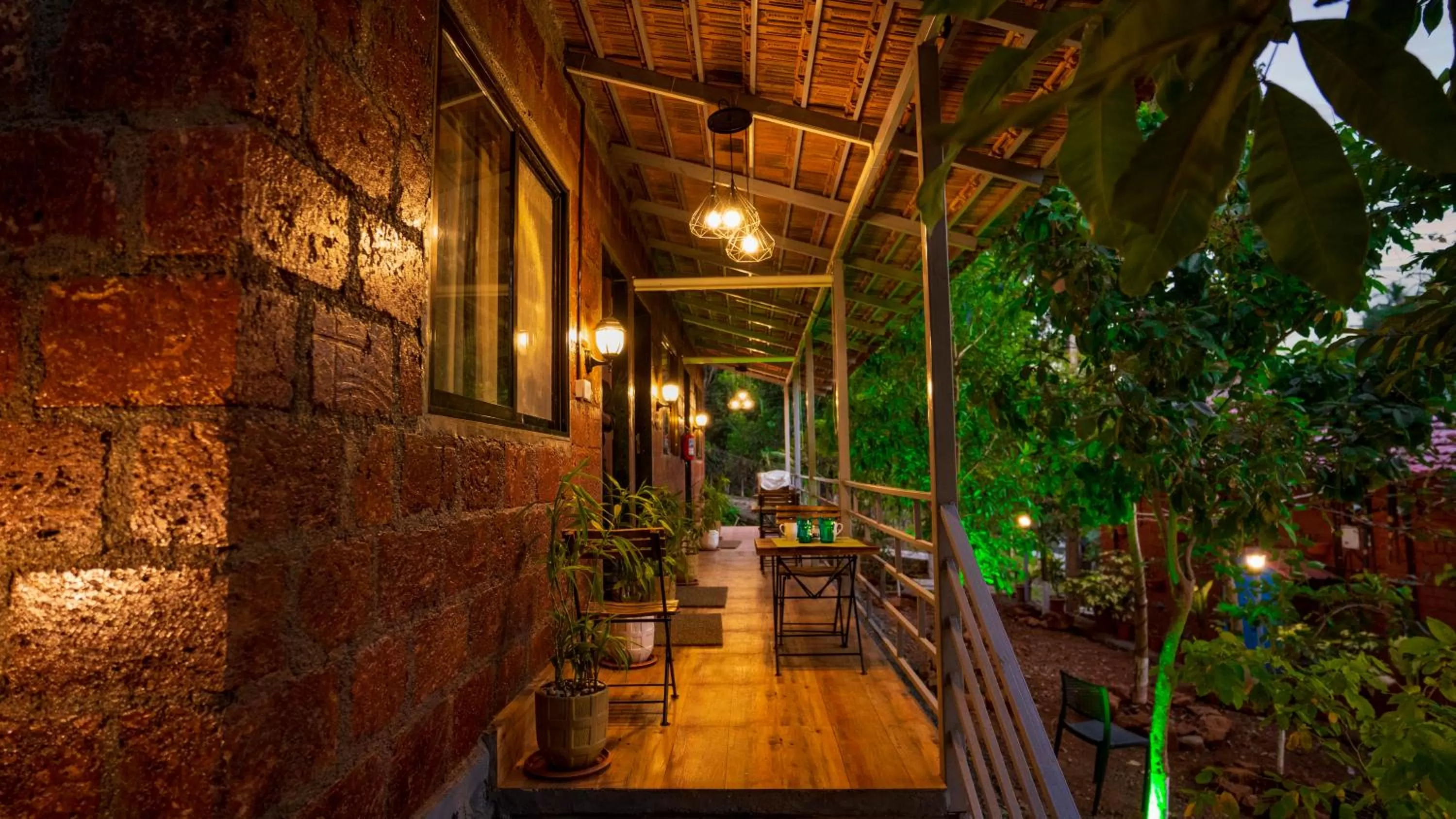 Balcony/Terrace in Saveda Farm & Cottages