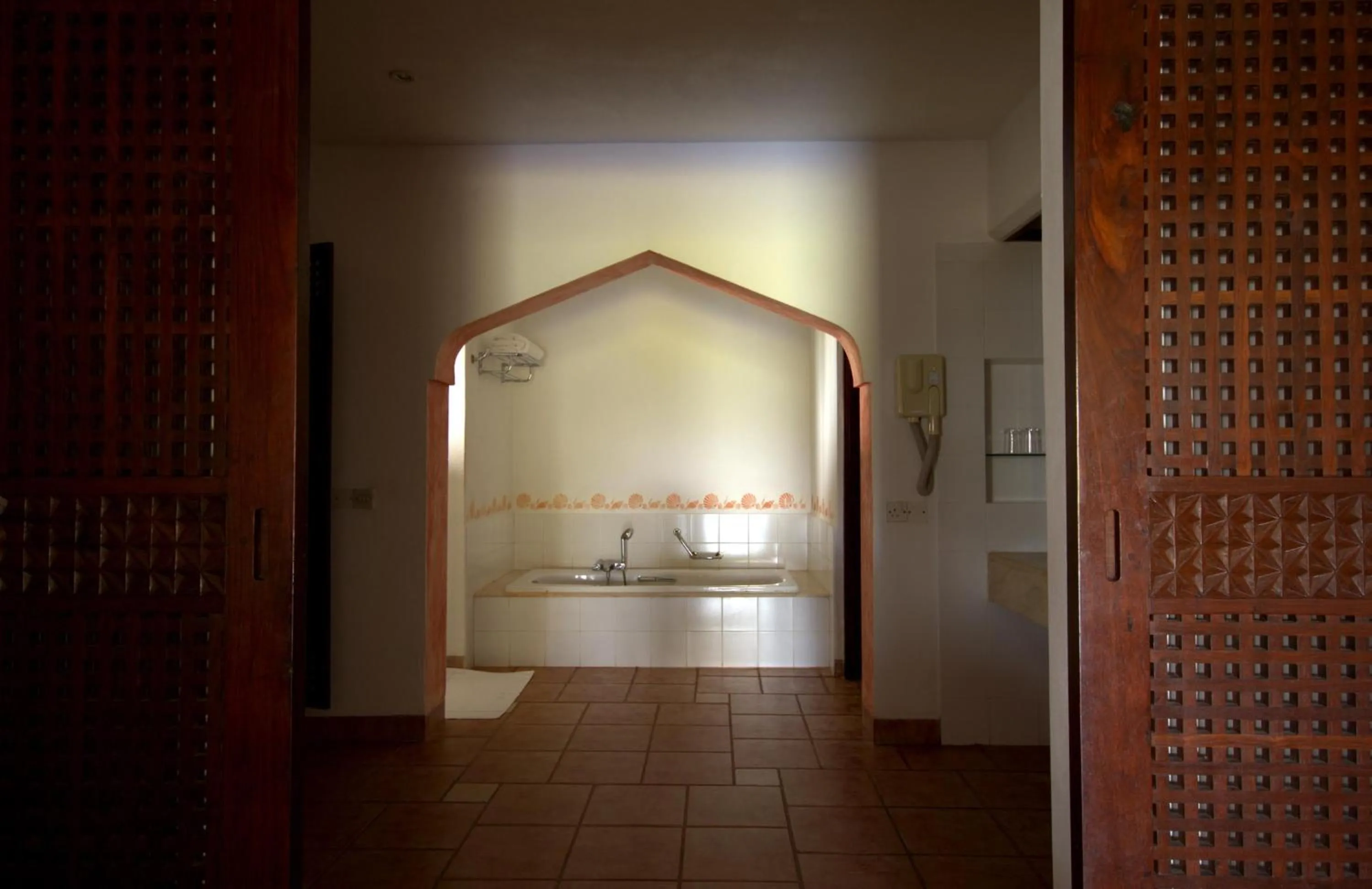 Bathroom in Amani Beach Resort